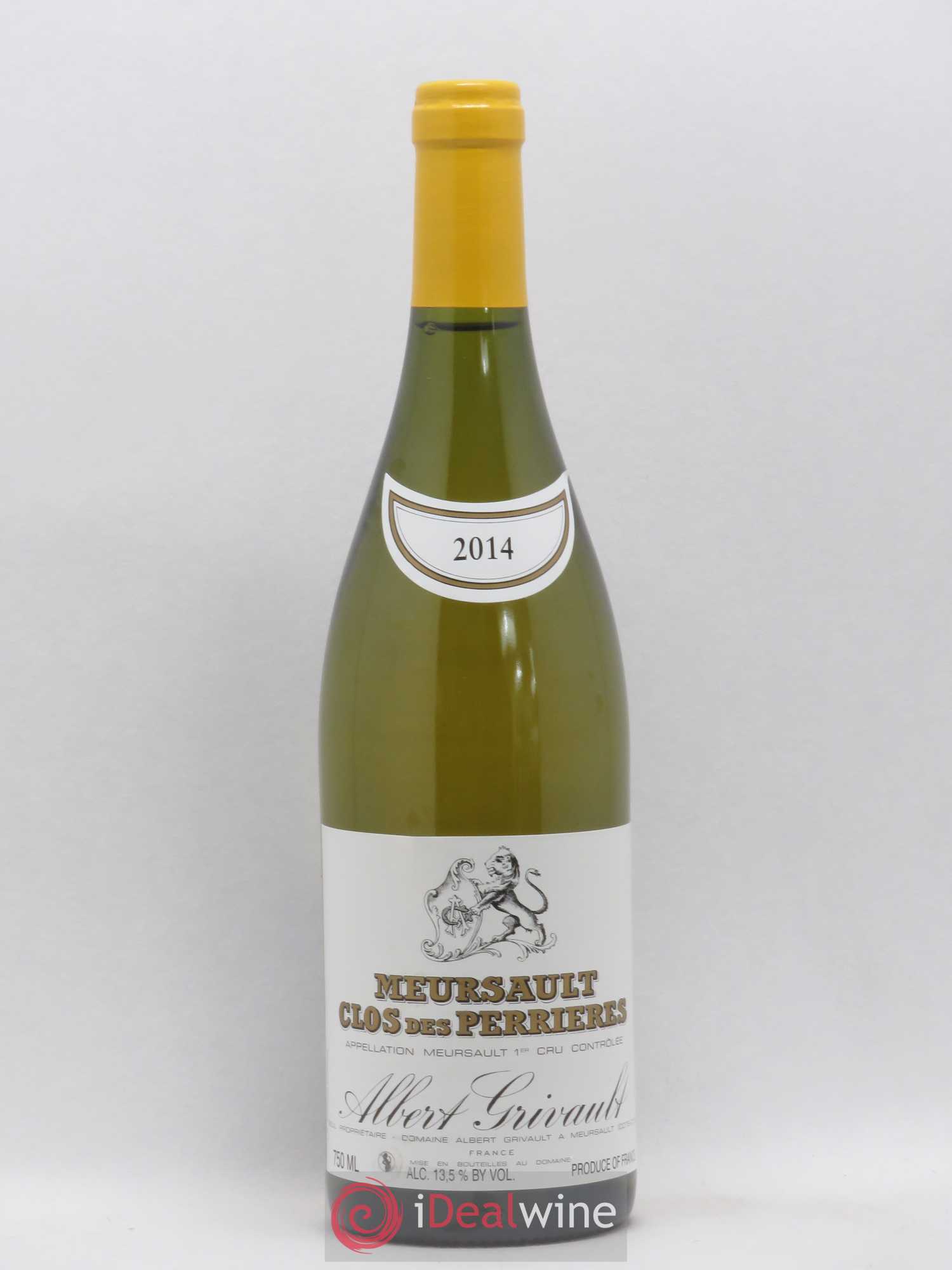 Meursault 1er Cru Clos des Perrières Monopole Albert Grivault 2014 - Lot de 1 bouteille - 0