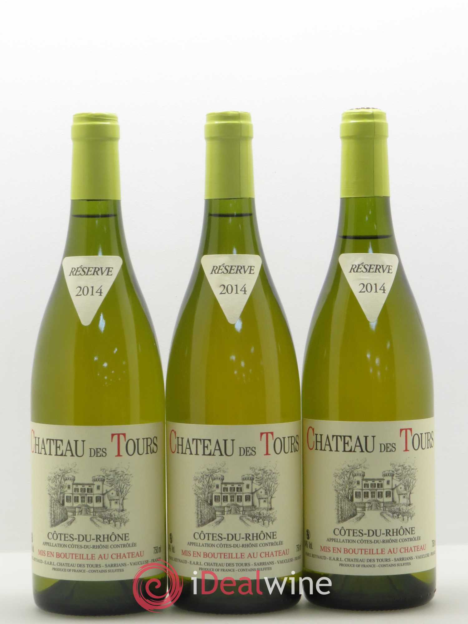 Côtes-du-Rhône Château des Tours Emmanuel Reynaud 2014 - Lot de 3 bouteilles - 0