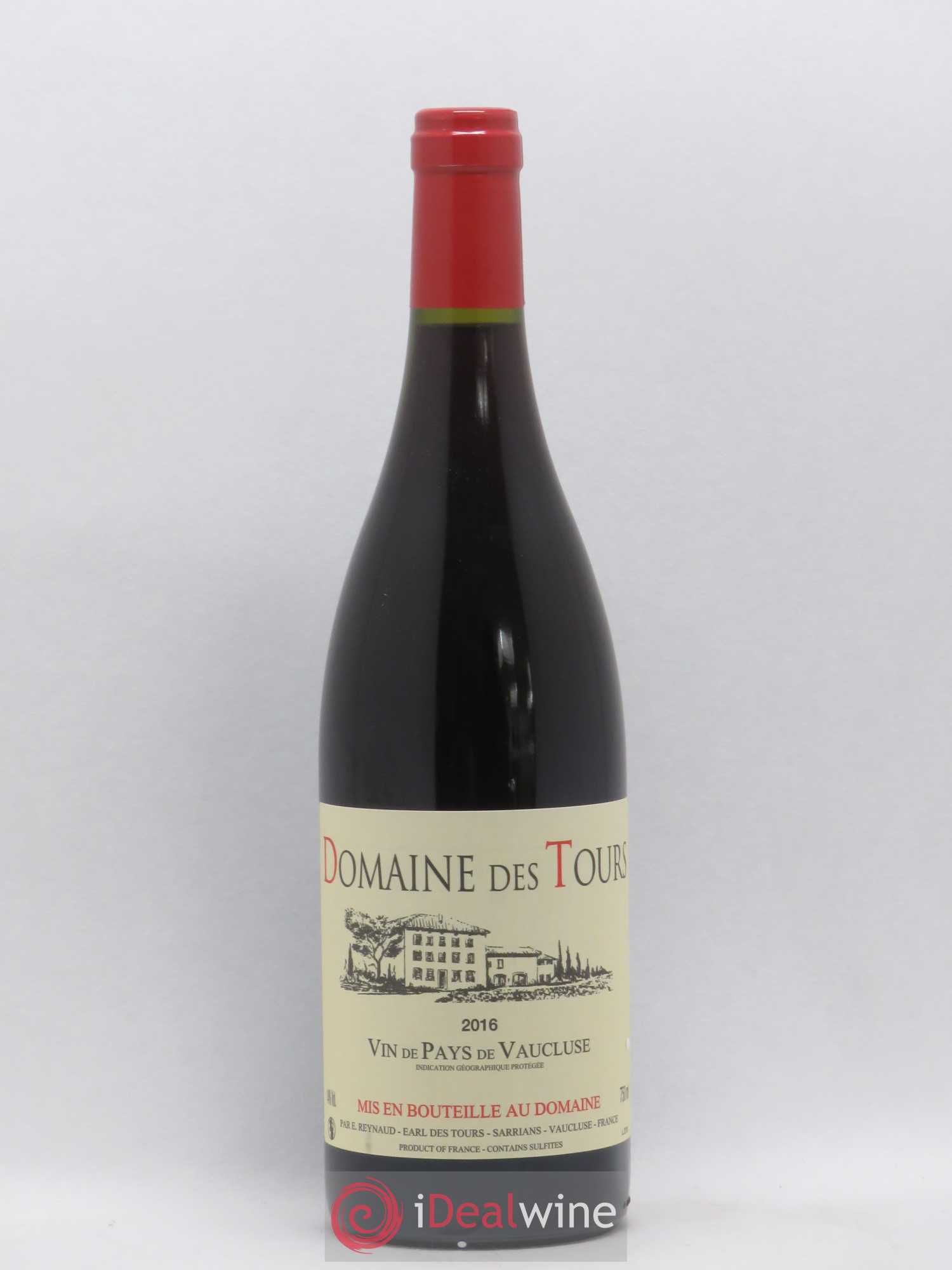 Vaucluse (Vin de Pays de Vaucluse) Domaine des Tours Emmanuel Reynaud 2016 - Lot de 1 bouteille - 0