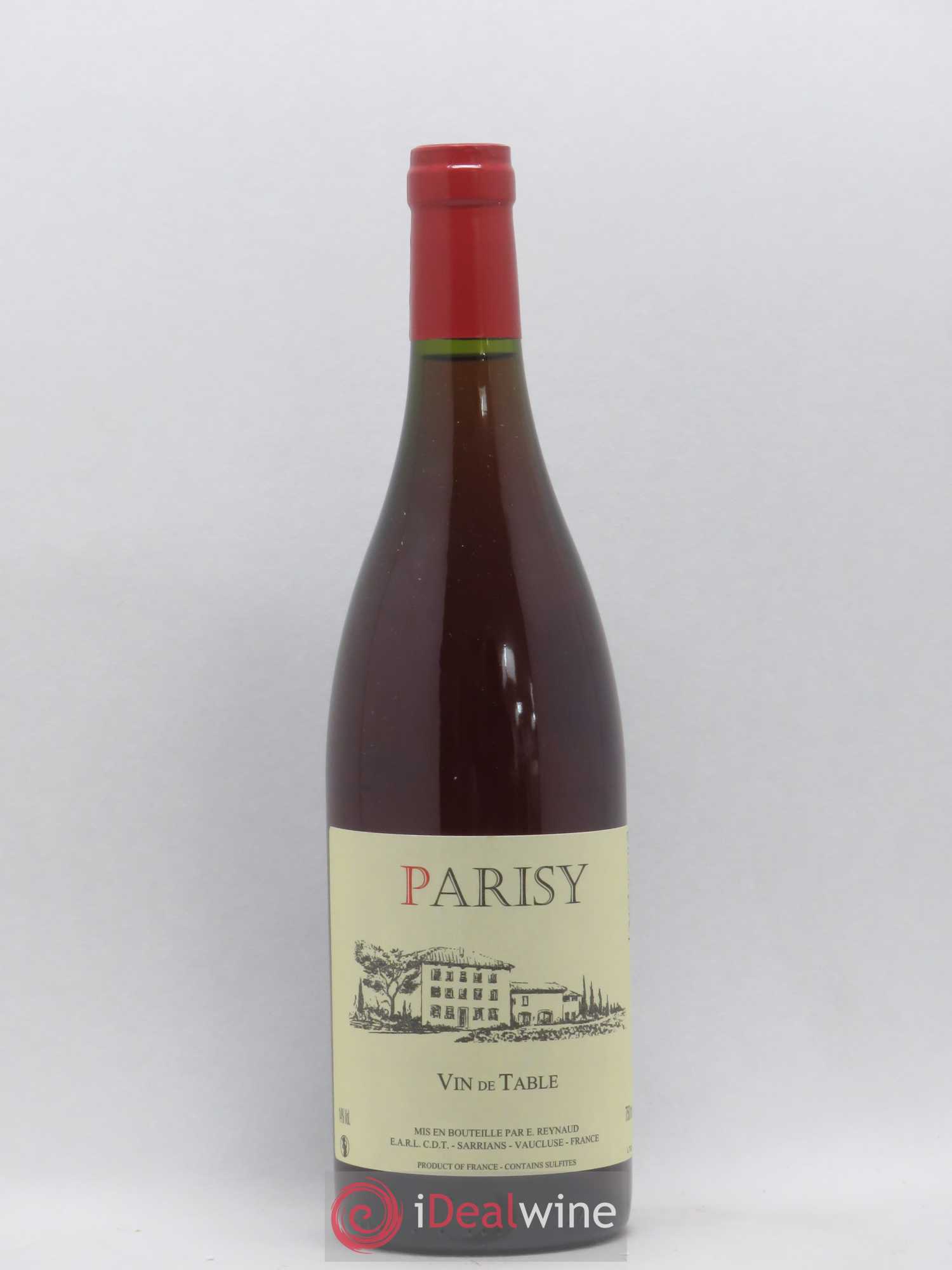 Vin de Table Parisy Emmanuel Reynaud - Lot de 1 bouteille - 0