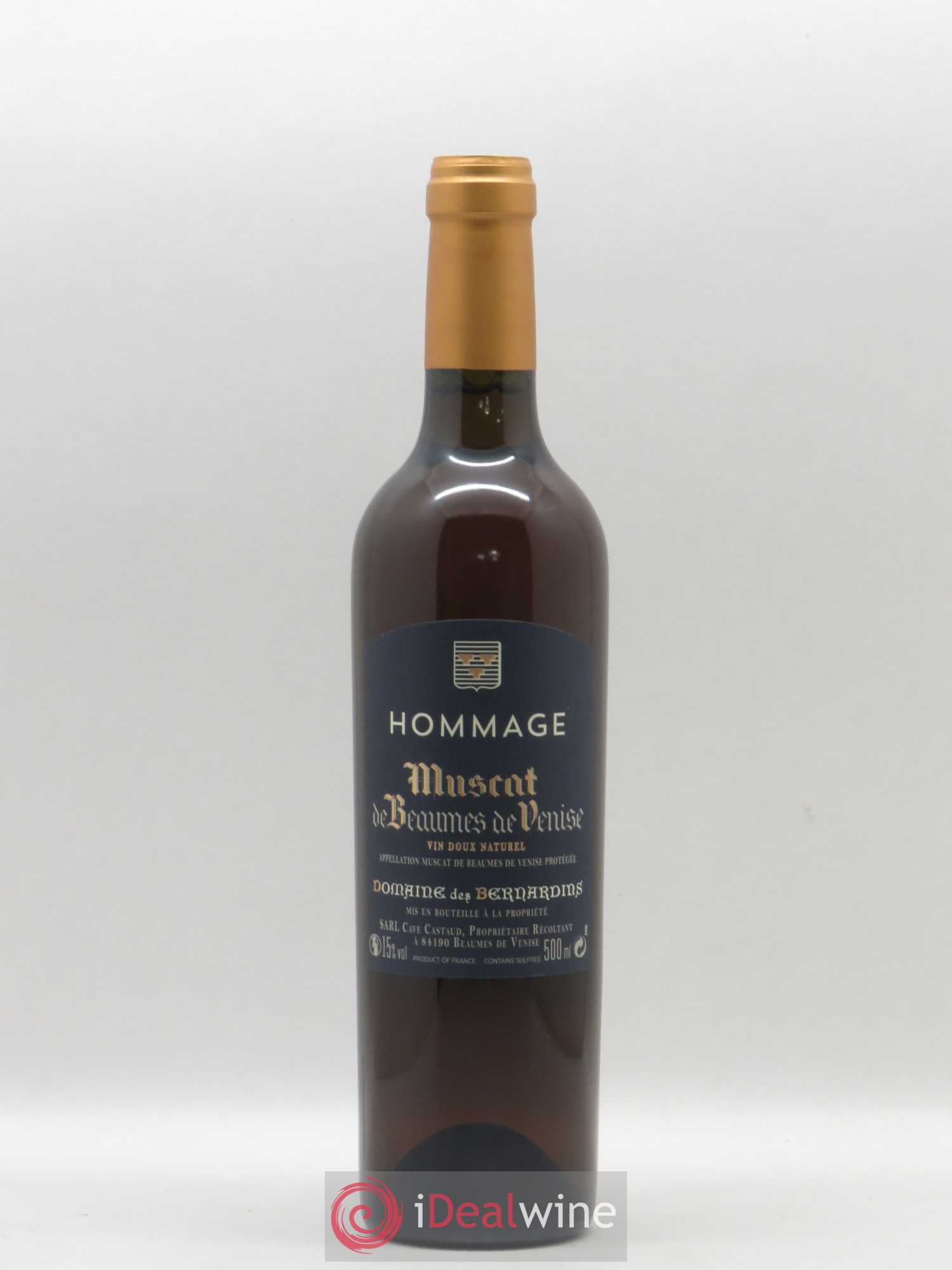 Muscat de Beaumes de Venise des Bernardins (Domaine) Hommage 50cl - Lotto di 1 bottiglia - 0