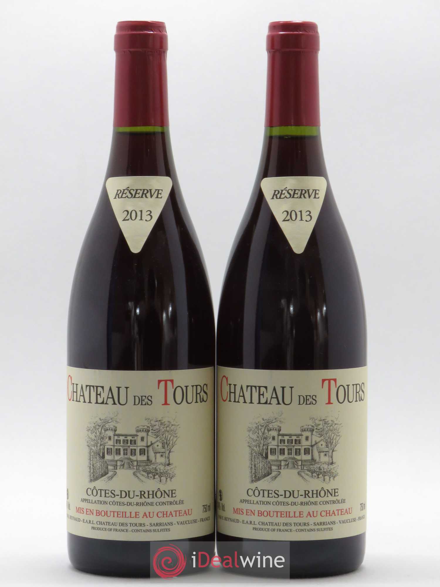 Côtes-du-Rhône Château des Tours Emmanuel Reynaud 2013 - Lot de 2 bouteilles - 0