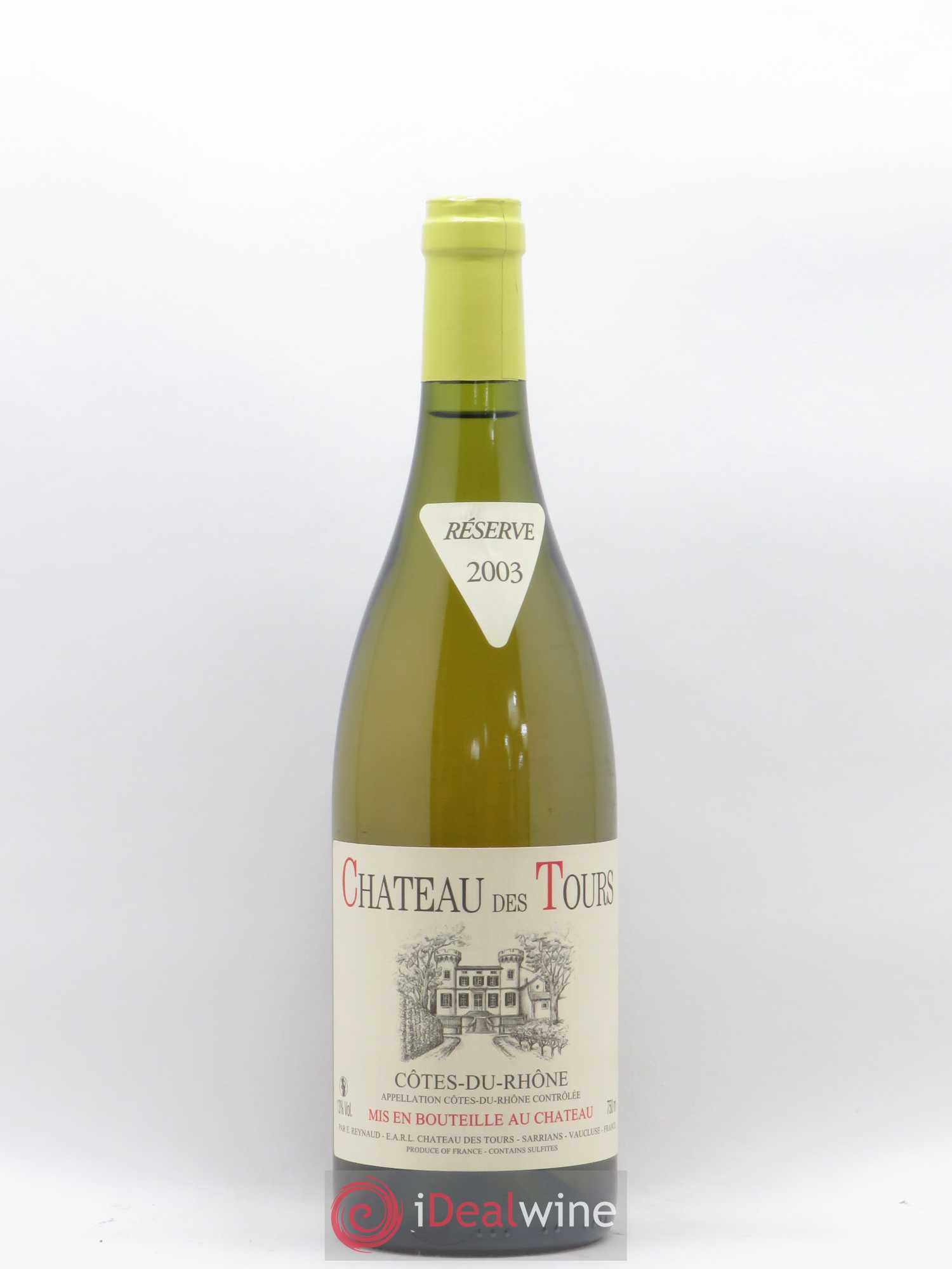 Côtes-du-Rhône Château des Tours Emmanuel Reynaud 2003 - Lot de 1 bouteille - 0