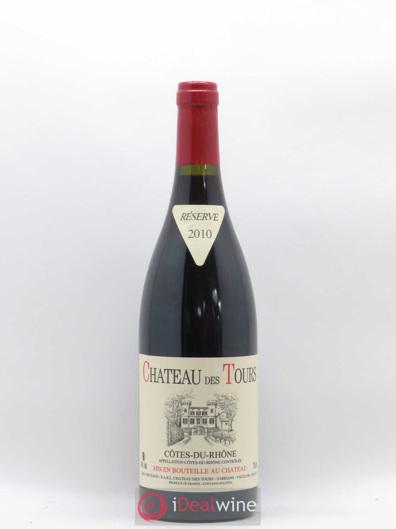 Côtes-du-Rhône Château des Tours Emmanuel Reynaud 2010 - Lot de 1 bouteille - 0
