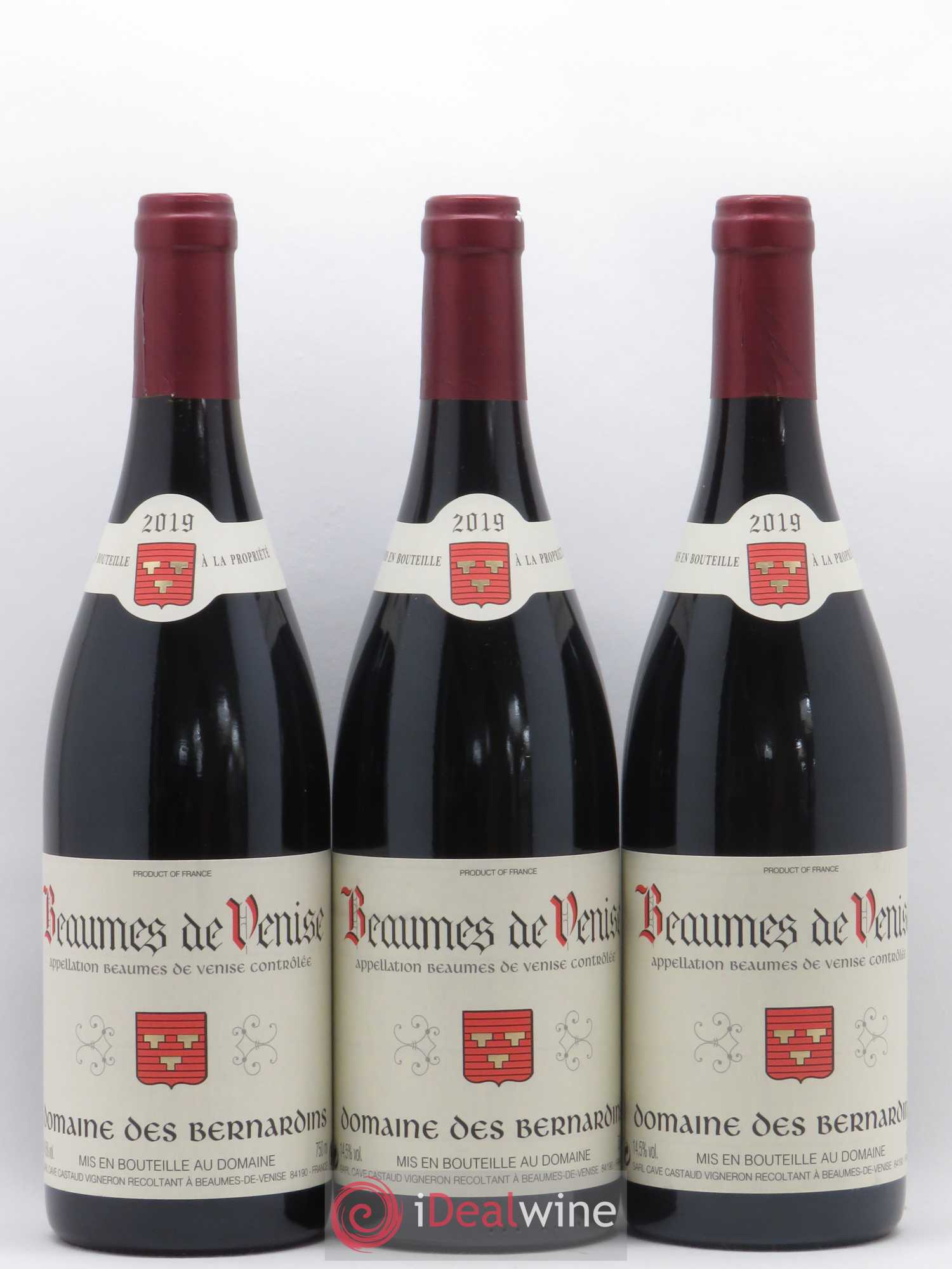 Beaumes-de-Venise Bernardins 2019 - Lot de 3 bouteilles - 0