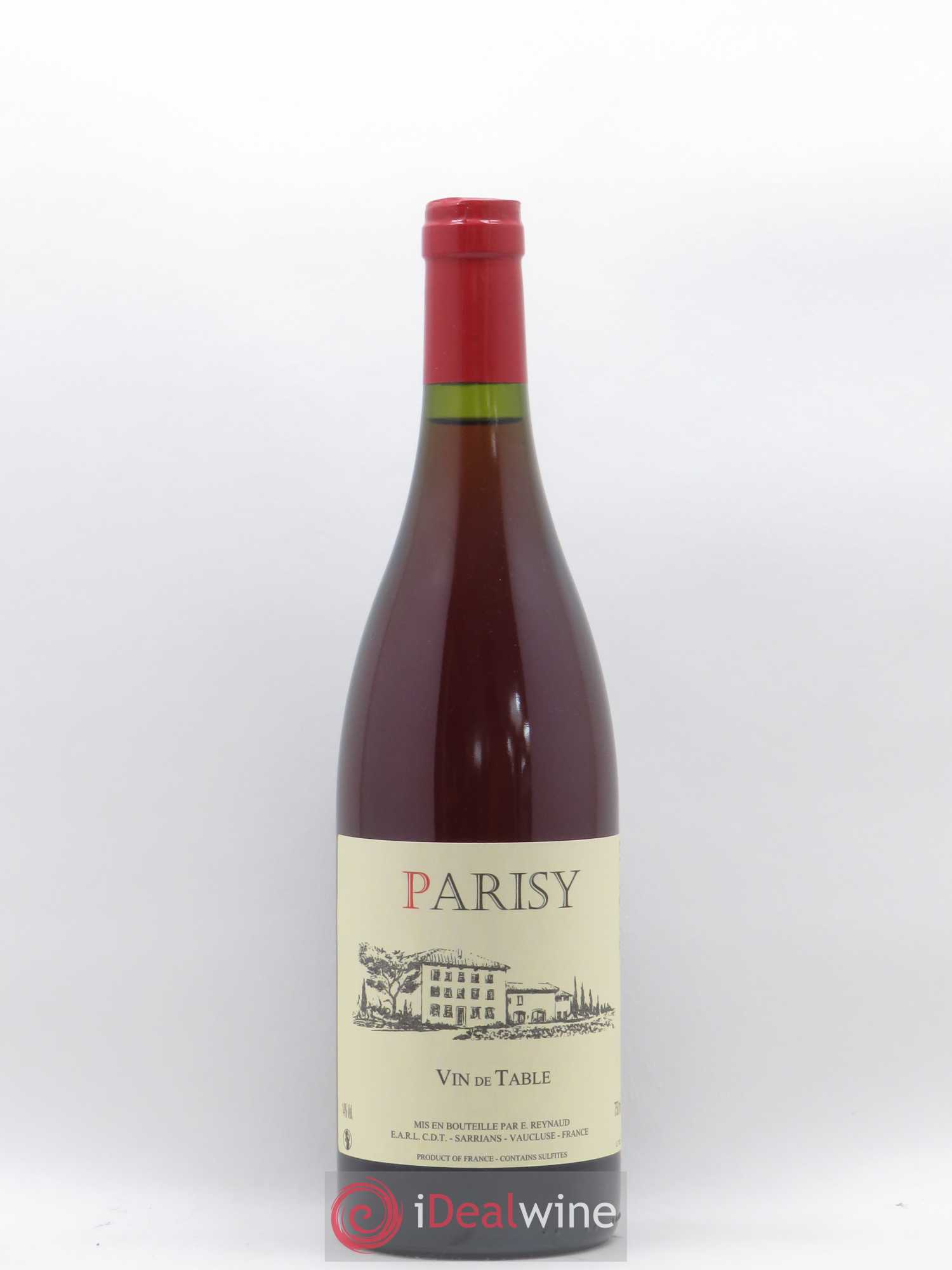 Vin de Table Parisy Emmanuel Reynaud - Lot de 1 bouteille - 0