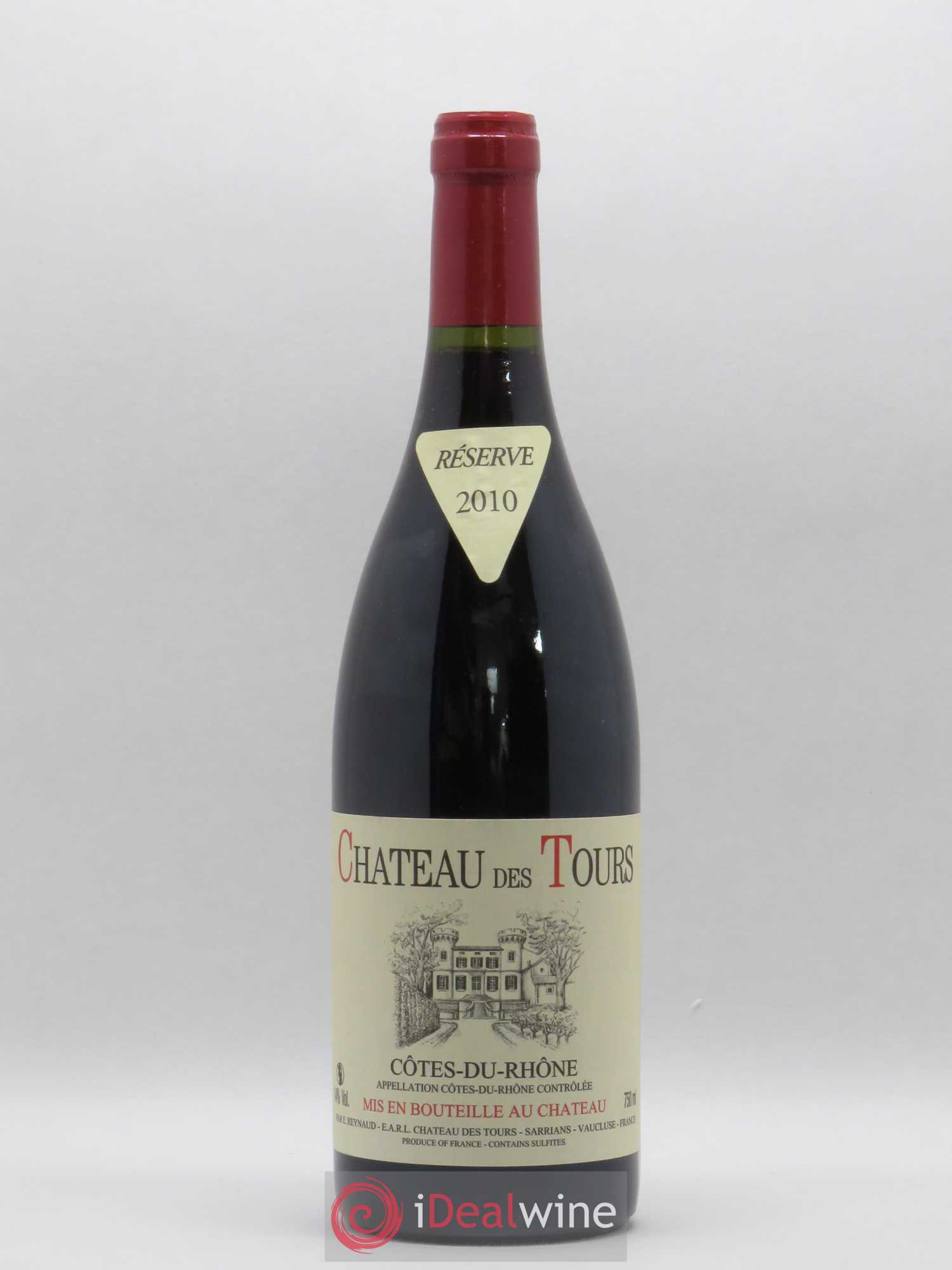 Côtes-du-Rhône Château des Tours Emmanuel Reynaud 2010 - Lot de 1 bouteille - 0