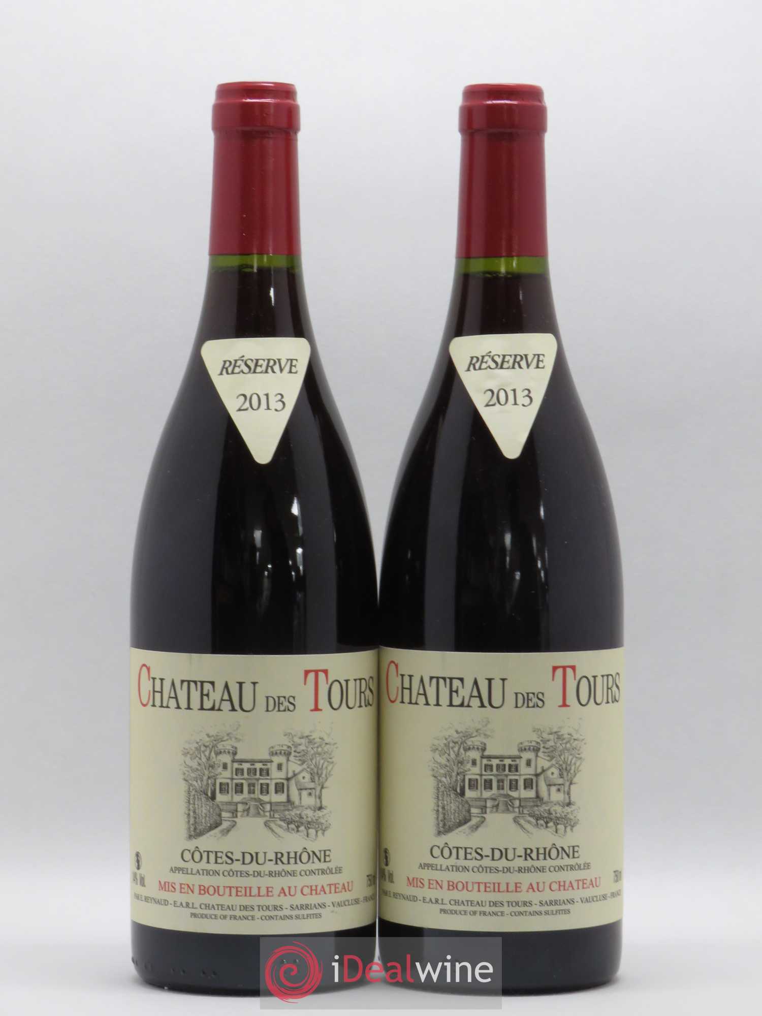 Côtes-du-Rhône Château des Tours Emmanuel Reynaud 2013 - Lot de 2 bouteilles - 0