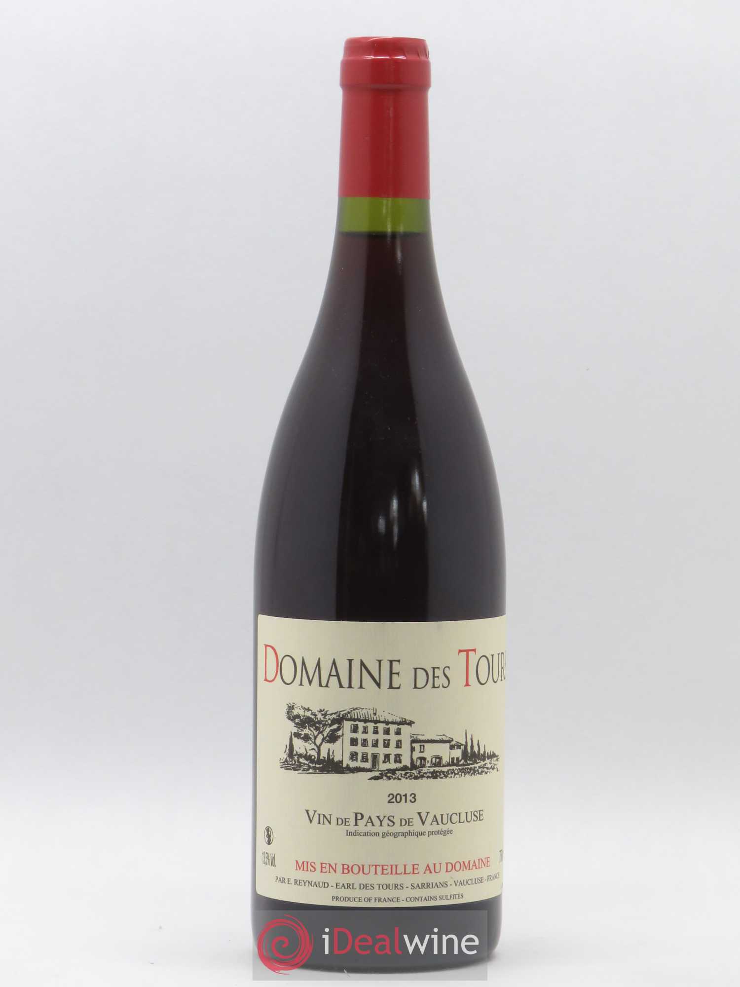Vaucluse (Vin de Pays de Vaucluse) Domaine des Tours Emmanuel Reynaud 2013 - Lot de 1 bouteille - 0