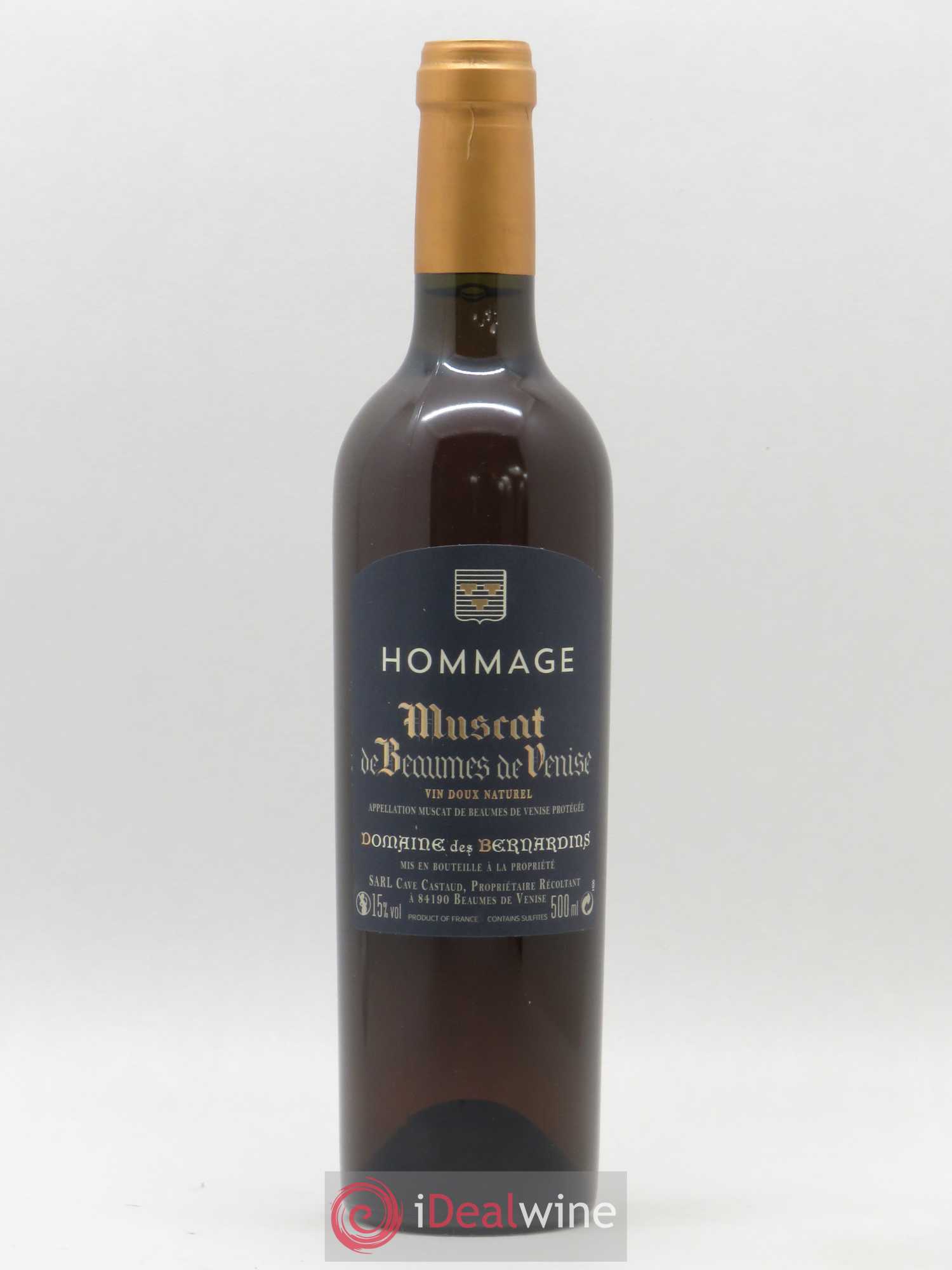Muscat de Beaumes de Venise Cuvée Hommage Domaine des Bernardins 50cl - Lotto di 1 bottiglia - 0