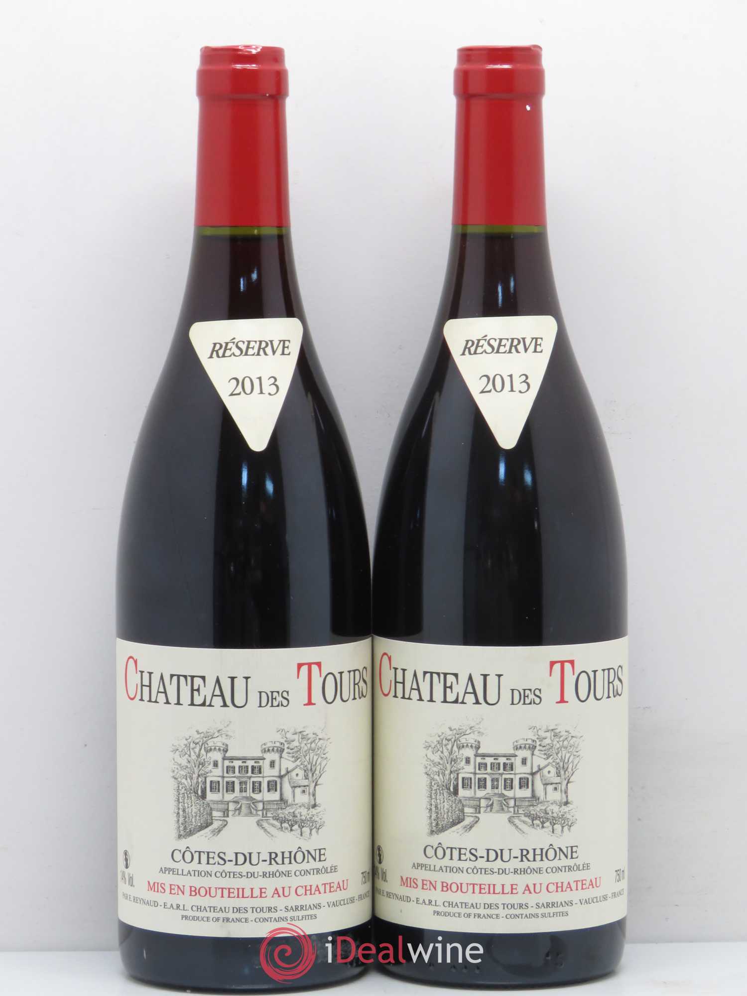 Côtes-du-Rhône Château des Tours Emmanuel Reynaud 2013 - Lot de 2 bouteilles - 0