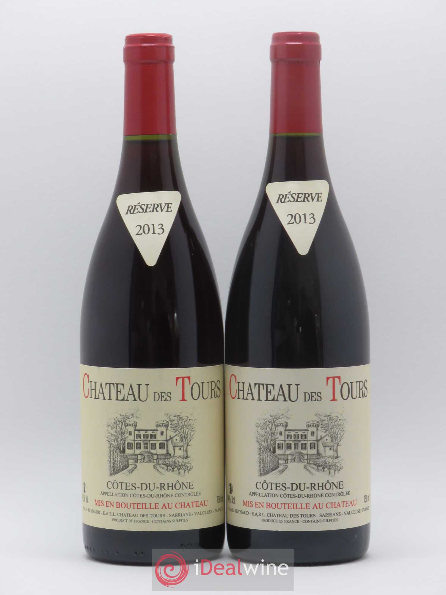 Côtes-du-Rhône Château des Tours Emmanuel Reynaud 2013 - Lot de 2 bouteilles - 0