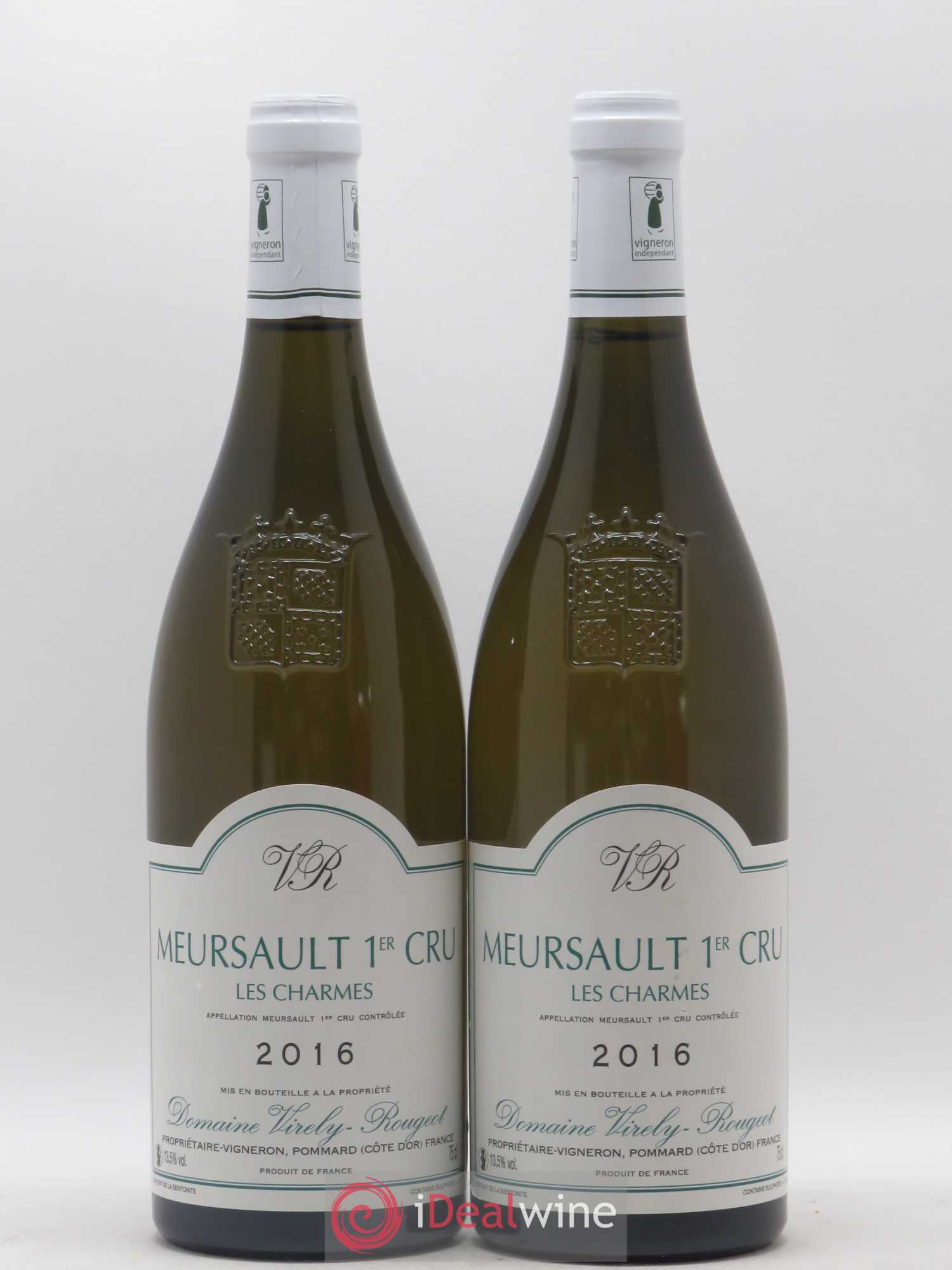 Meursault 1er Cru Les Charmes Virely Rougeot 2016 - Posten von 2 Flaschen - 0
