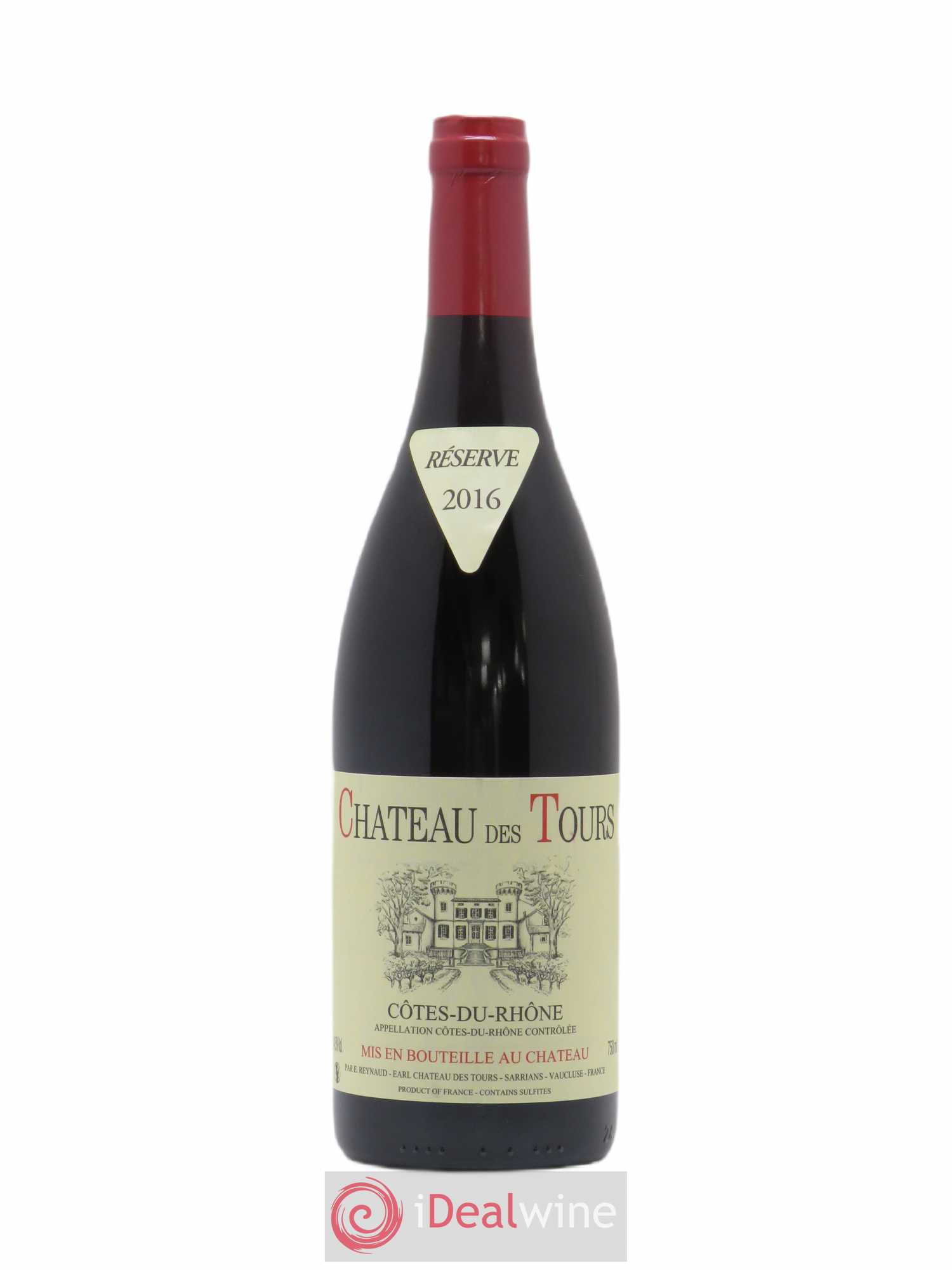 Côtes-du-Rhône Château des Tours Emmanuel Reynaud 2016 - Lot de 1 bouteille - 0