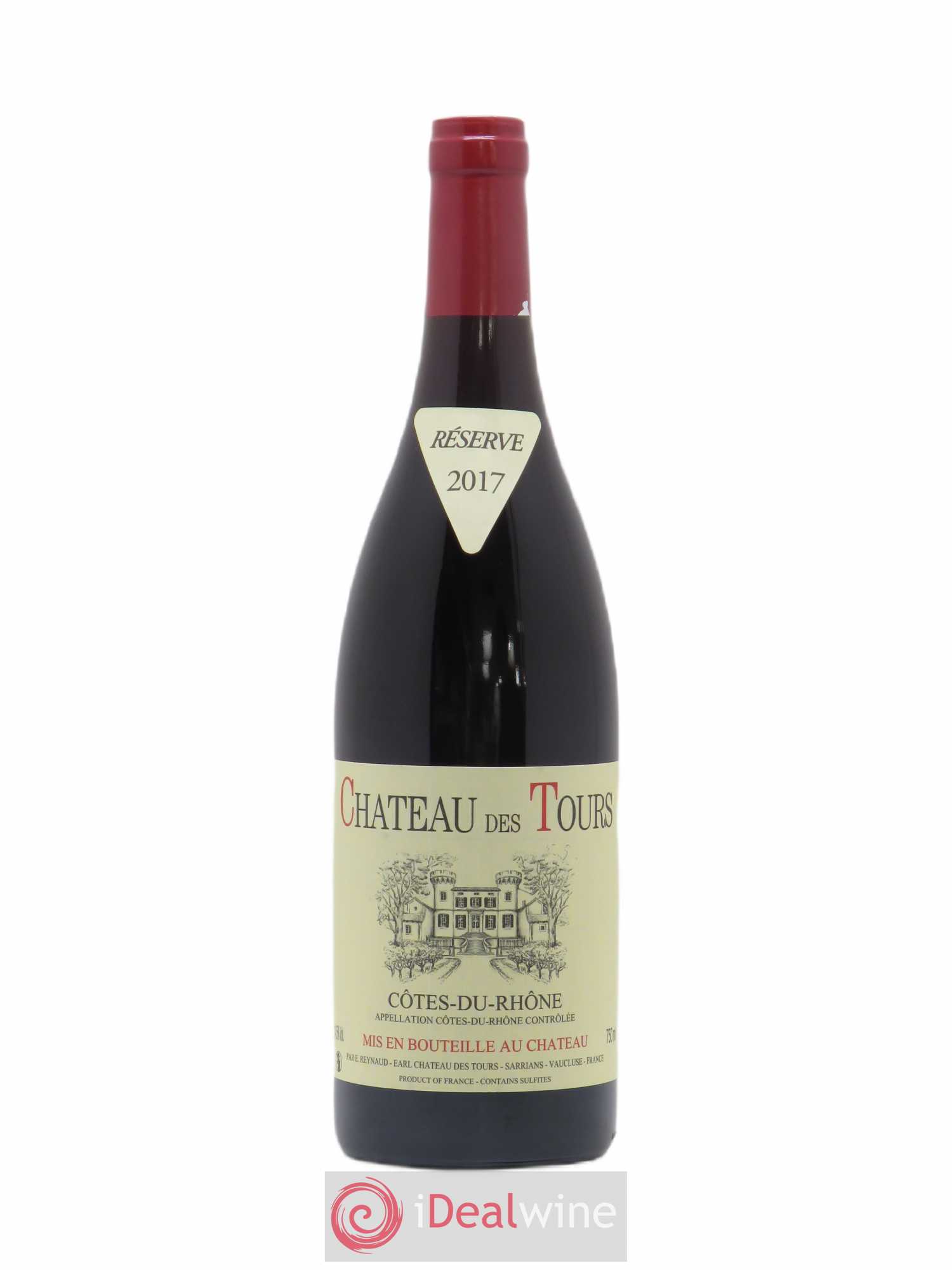 Côtes-du-Rhône Château des Tours Emmanuel Reynaud 2017 - Lot de 1 bouteille - 0