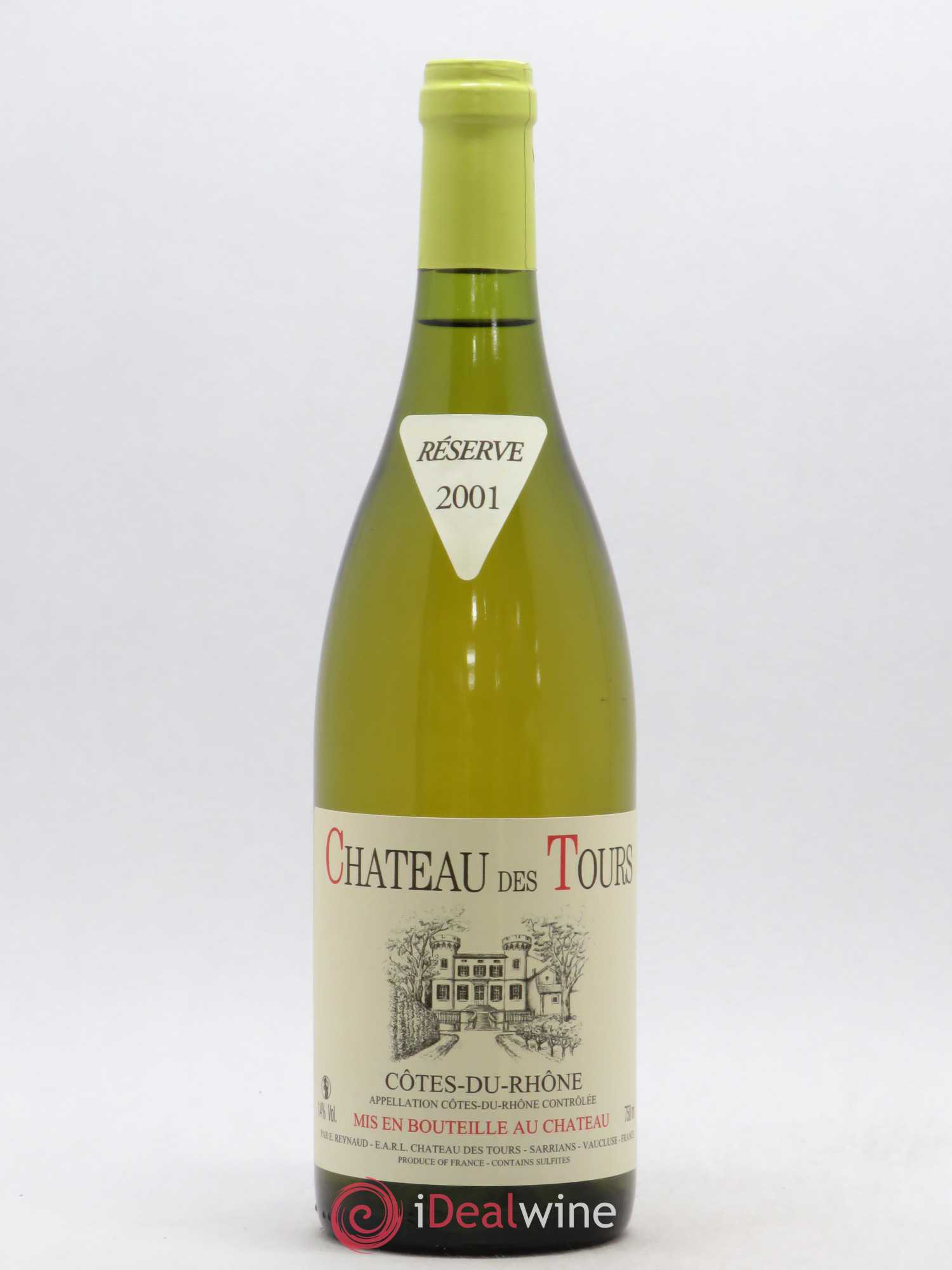 Côtes-du-Rhône Château des Tours Emmanuel Reynaud 2001 - Posten von 1 Flasche - 0