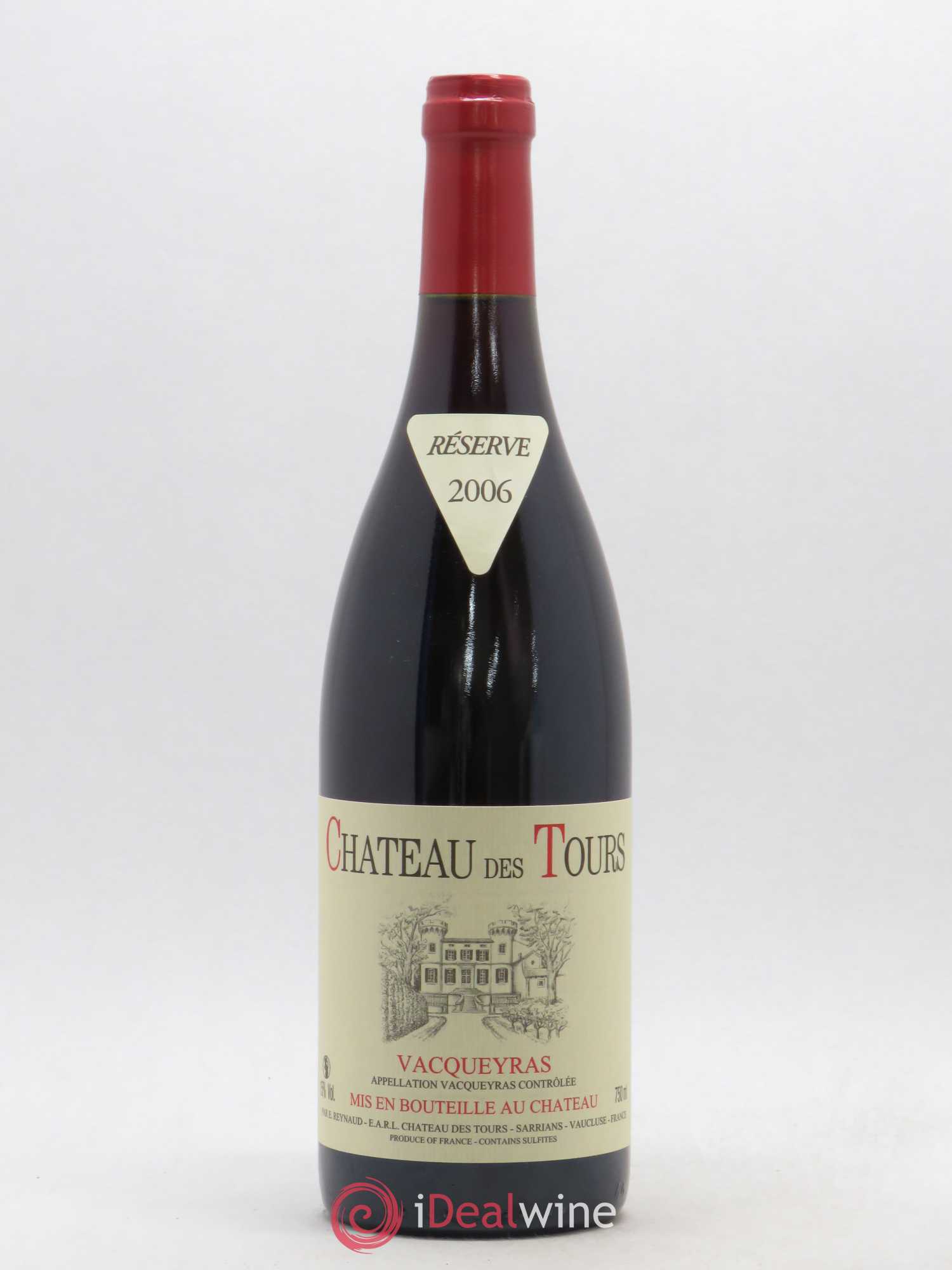 Vacqueyras Château des Tours Emmanuel Reynaud 2006 - Lot de 1 bouteille - 0