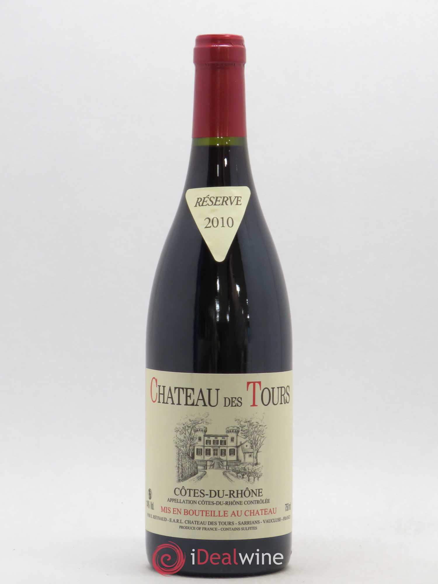 Côtes-du-Rhône Château des Tours Emmanuel Reynaud 2010 - Lot de 1 bouteille - 0