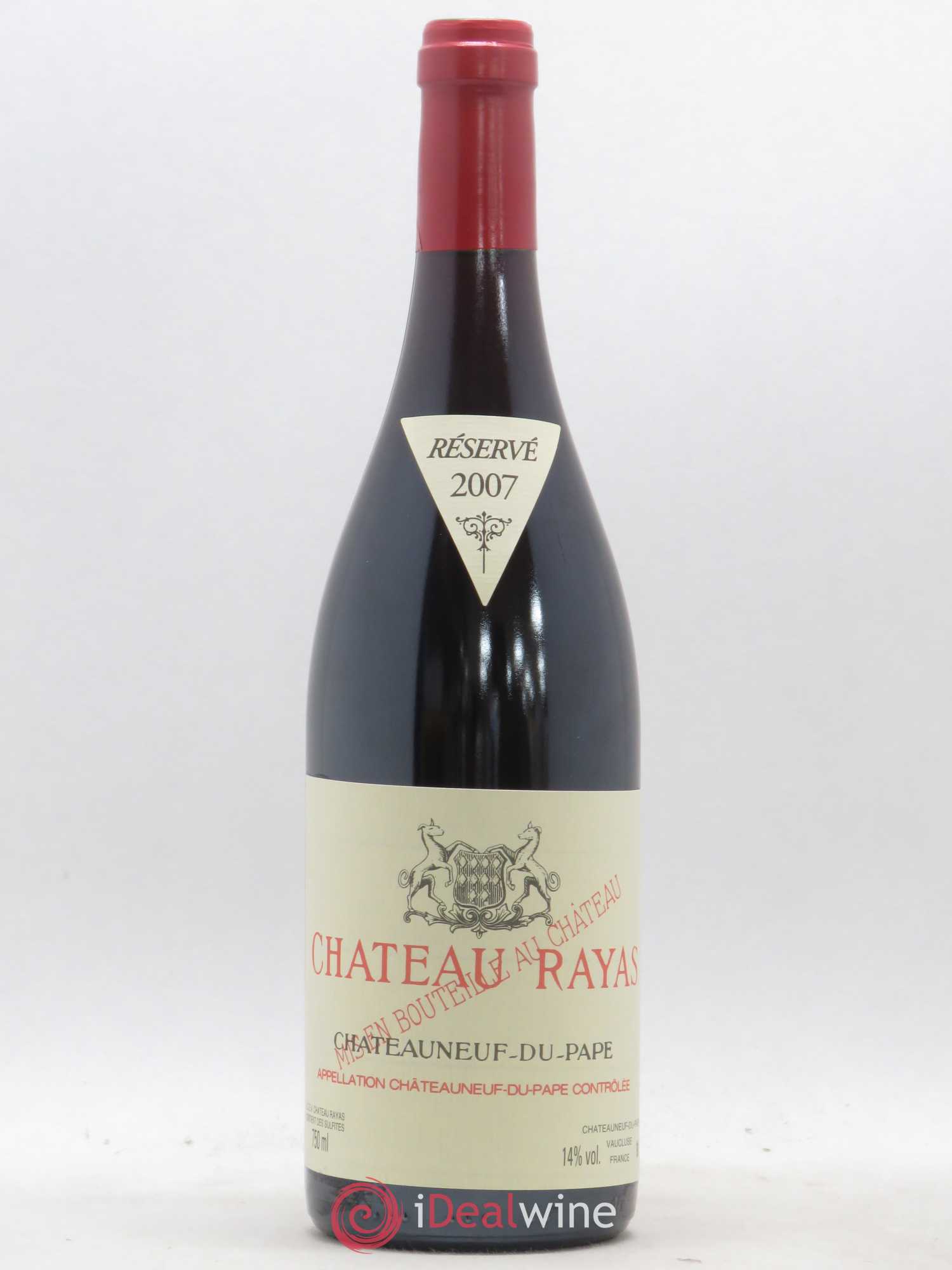 Châteauneuf-du-Pape Château Rayas Emmanuel Reynaud 2007 - Lot de 1 bouteille - 0
