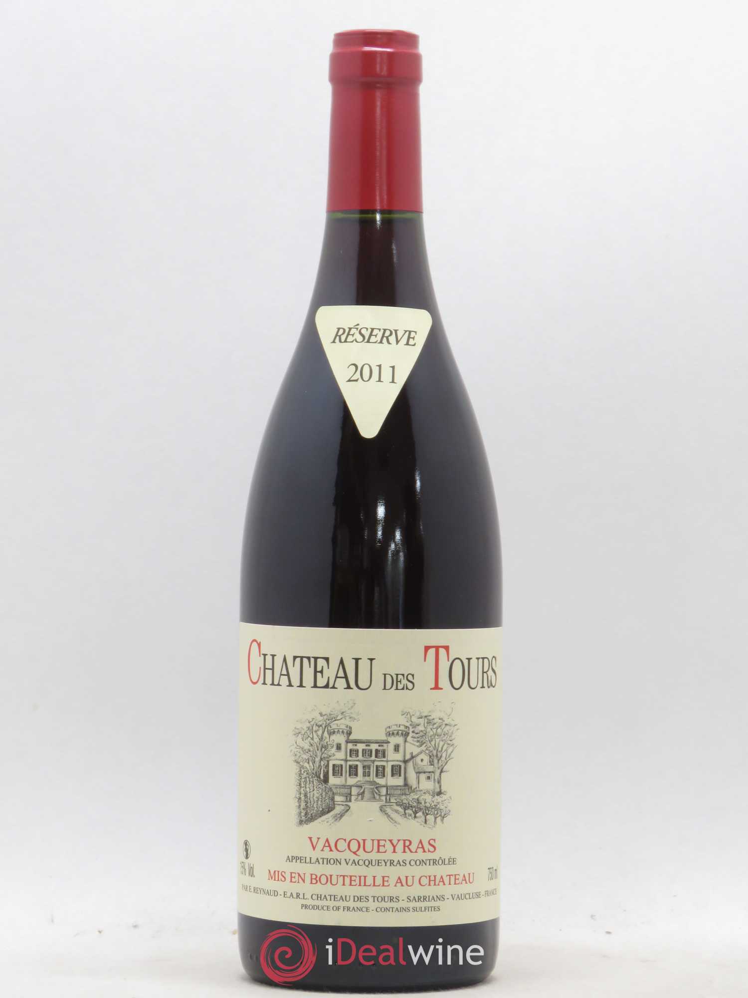 Vacqueyras Château des Tours Emmanuel Reynaud 2011 - Lot de 1 bouteille - 0