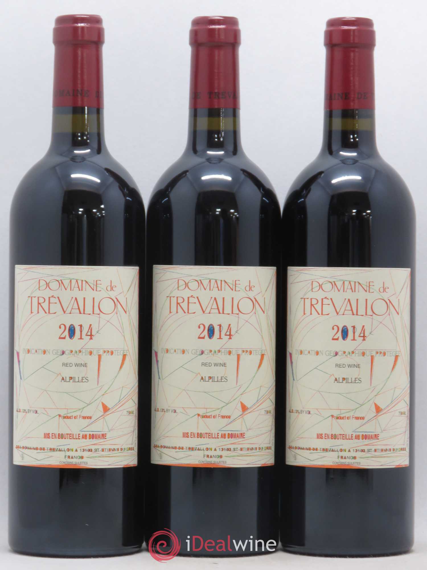 Alpilles Trévallon (Domaine de) Eloi Dürrbach 2014 - Lot de 3 bouteilles - 0
