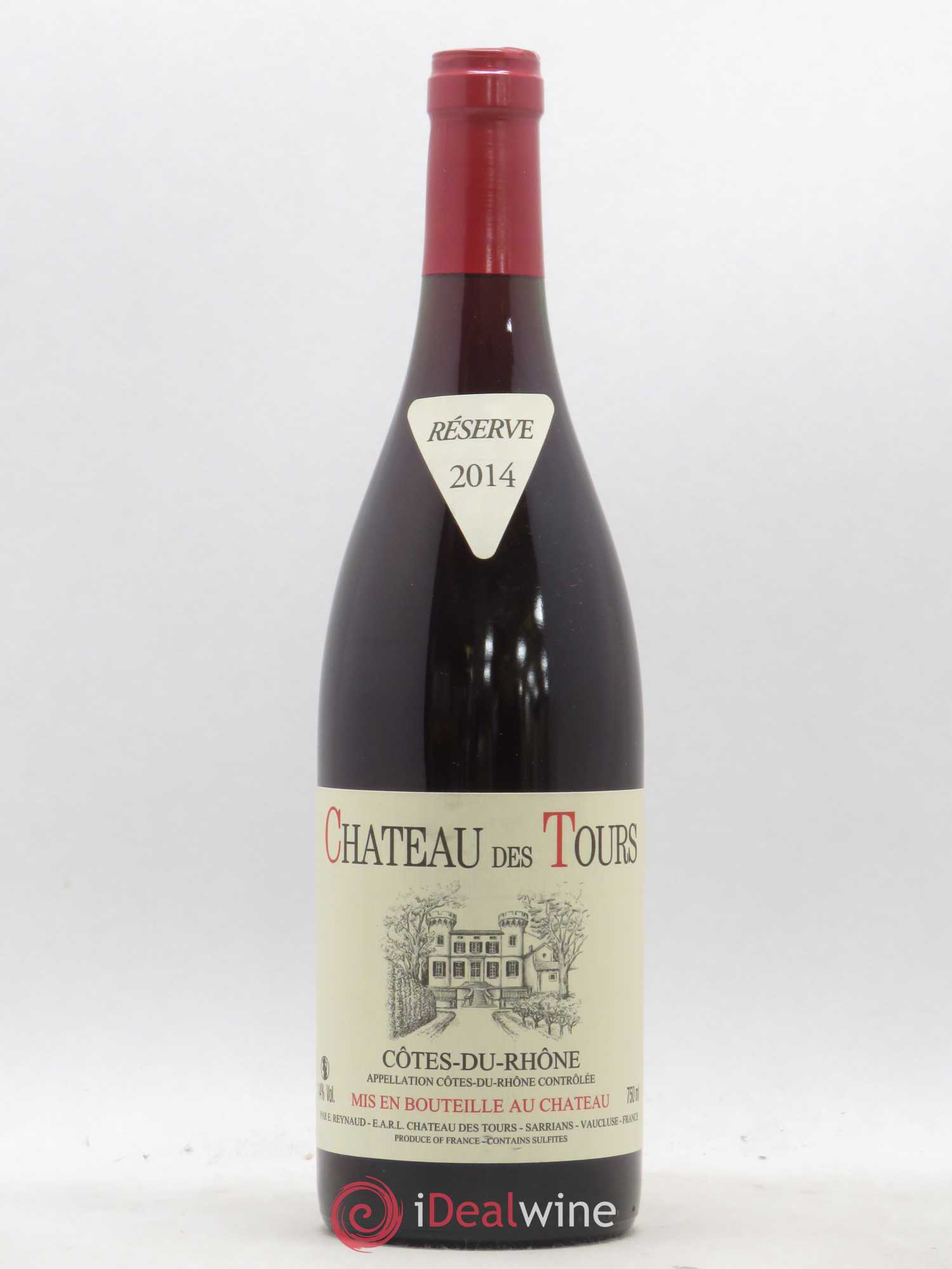 Côtes-du-Rhône Château des Tours Emmanuel Reynaud 2014 - Lot de 1 bouteille - 0