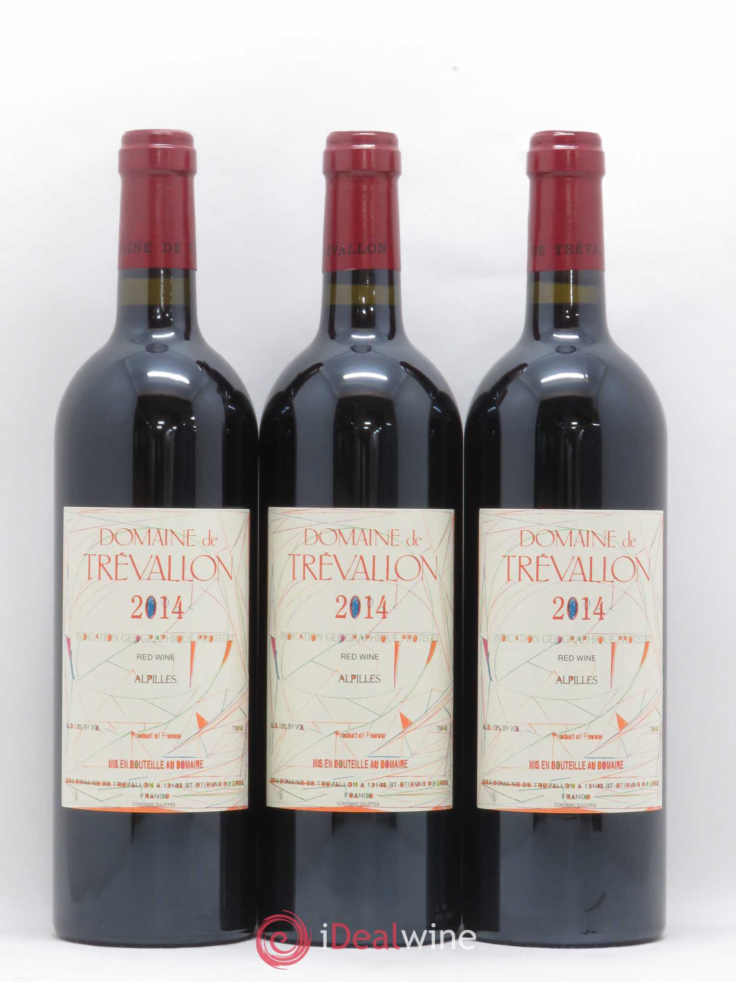 Alpilles Trévallon (Domaine de) Eloi Dürrbach 2014 - Lot de 3 bouteilles - 0