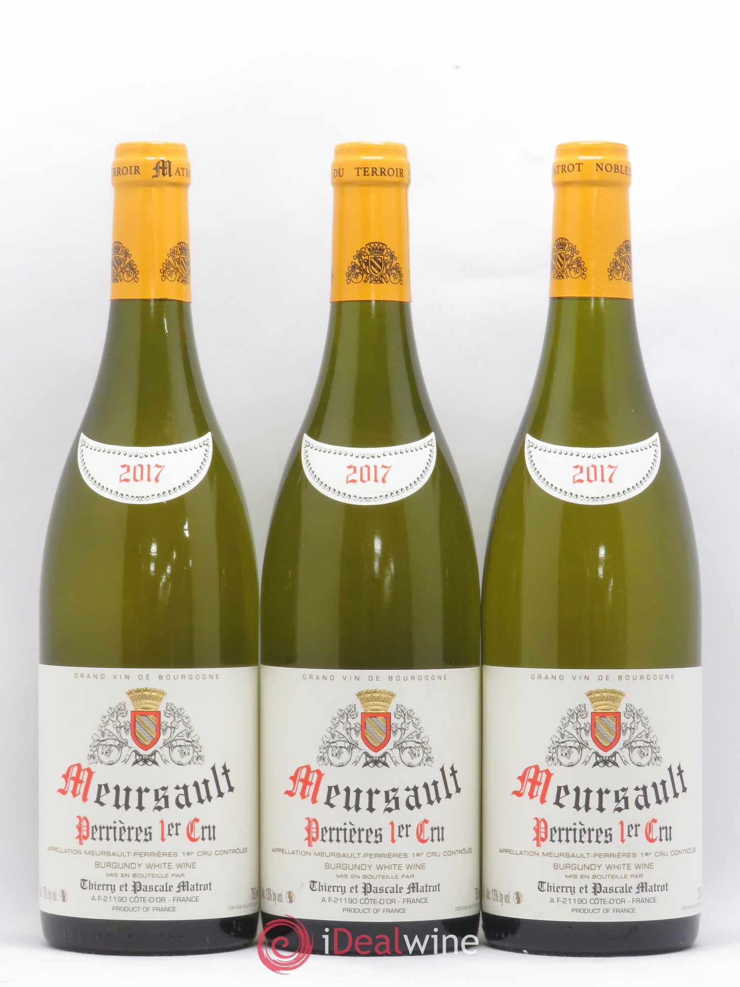 Meursault 1er Cru Perrières Matrot (Domaine) 2017 - Lot de 3 bouteilles - 0