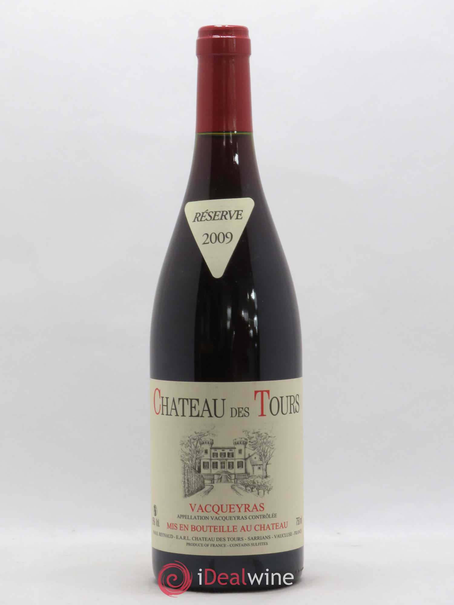 Vacqueyras Château des Tours Emmanuel Reynaud 2009 - Lot de 1 bouteille - 0