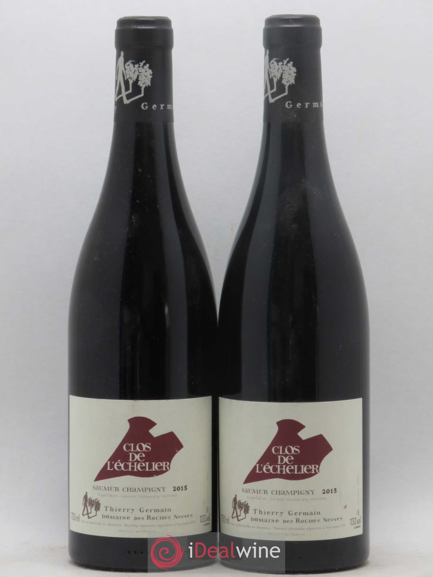 Saumur-Champigny Clos de l'Echelier Domaine des Roches Neuves - Thierry Germain 2015 - Lot de 2 bouteilles - 0