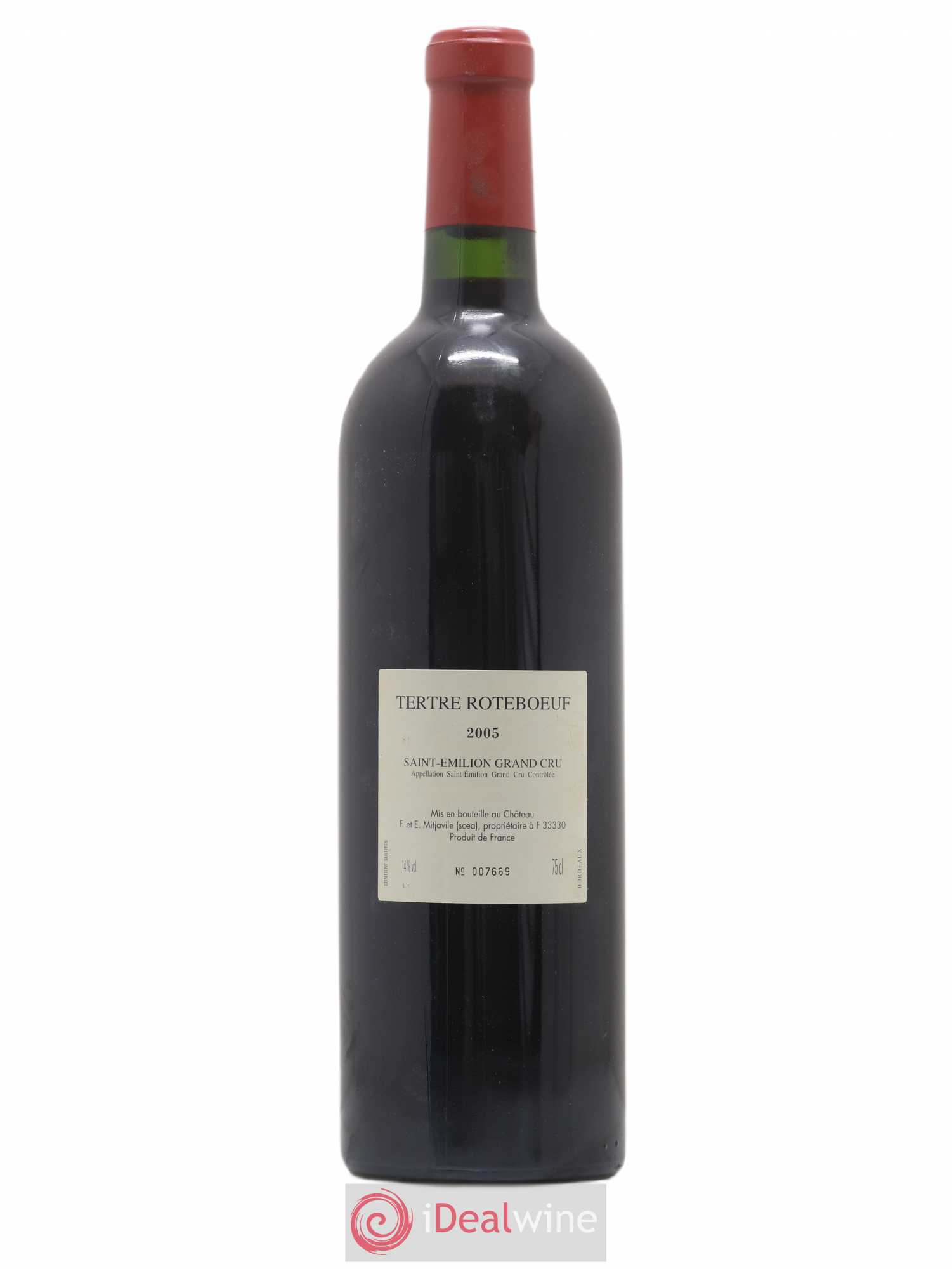 Château Tertre Roteboeuf 2005 - Lot of 1 bottle - 1