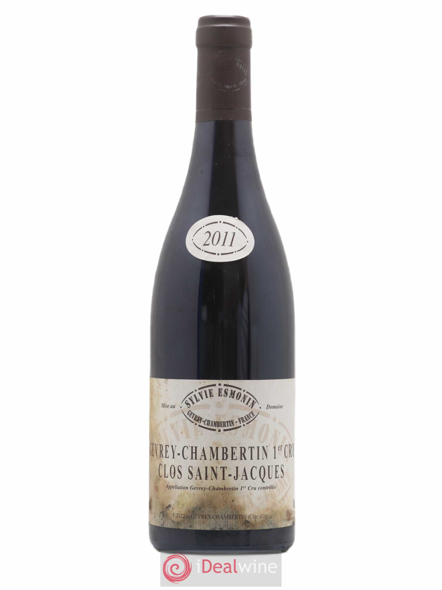 Gevrey-Chambertin 1er Cru Clos Saint Jacques Sylvie Esmonin 2011 - Lot de 1 bouteille - 0