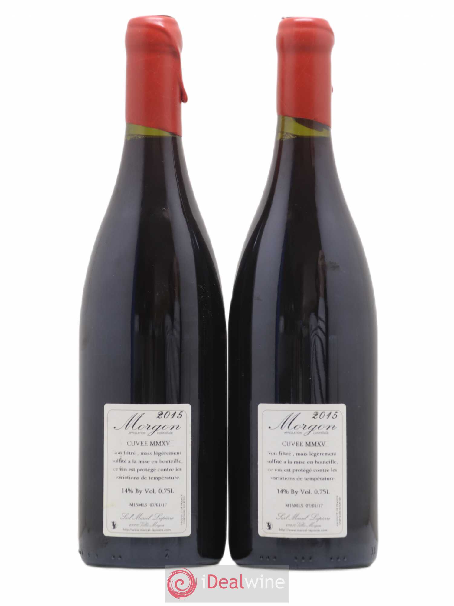 Morgon Cuvée Marcel Lapierre Marcel Lapierre (Domaine) 2015 - Lot de 2 bouteilles - 1