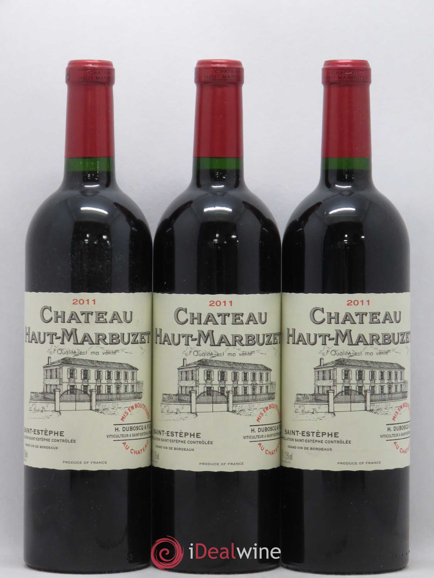 Château Haut Marbuzet 2011 - Lot de 12 bouteilles - 1