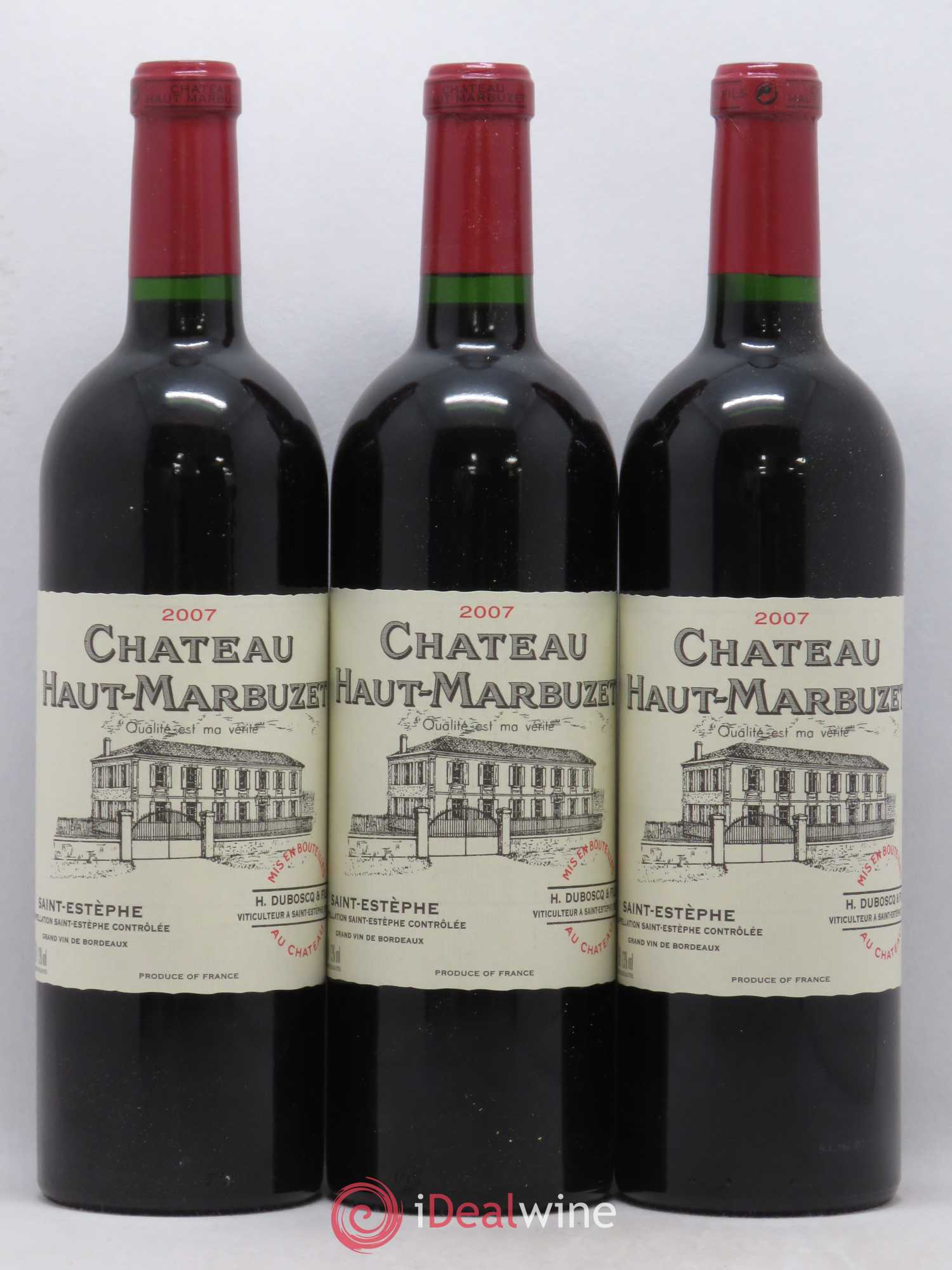 Château Haut Marbuzet 2007 - Lot de 12 bouteilles - 3