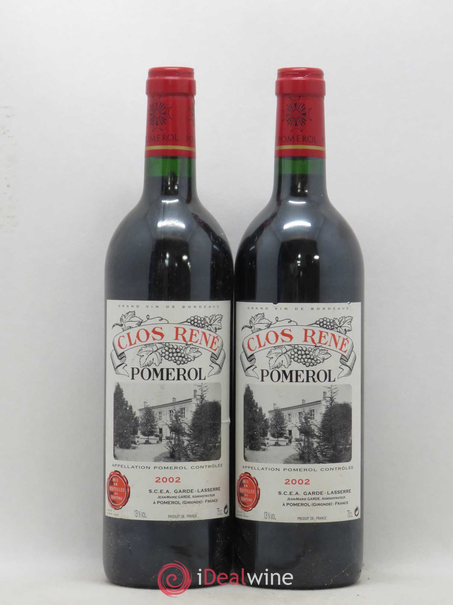 Clos René 2002 - Lotto di 5 bottiglie - 2