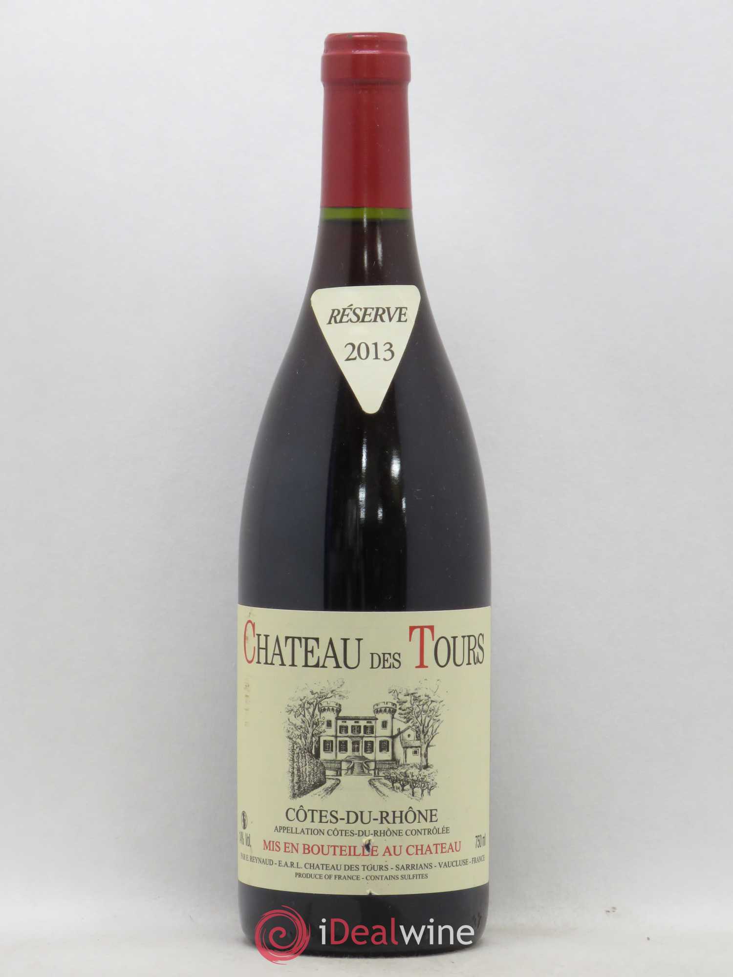 Côtes-du-Rhône Château des Tours Emmanuel Reynaud 2013 - Lot de 1 bouteille - 0