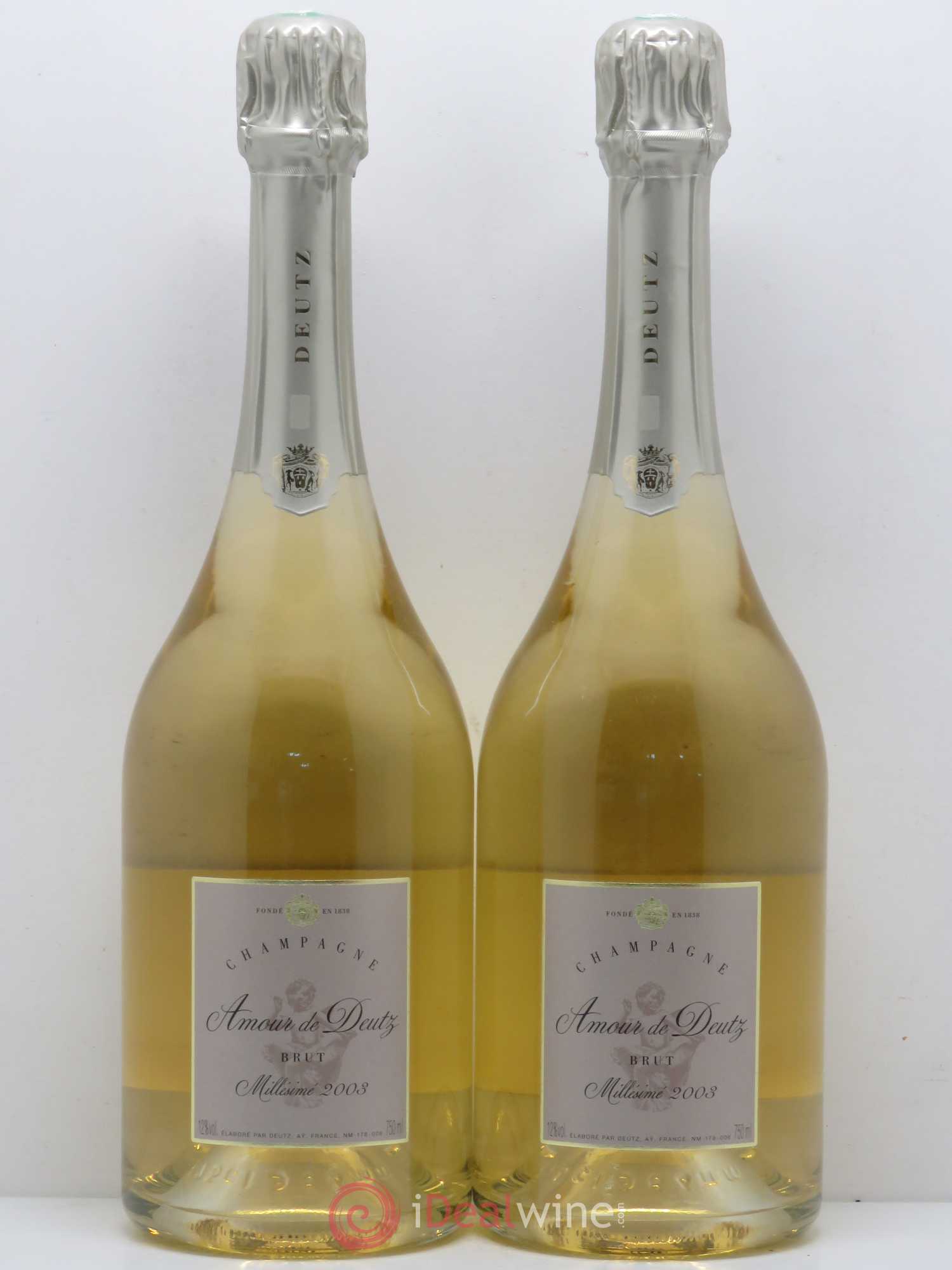 Amour de Deutz Brut Deutz 2003 - Lot de 2 bouteilles - 0