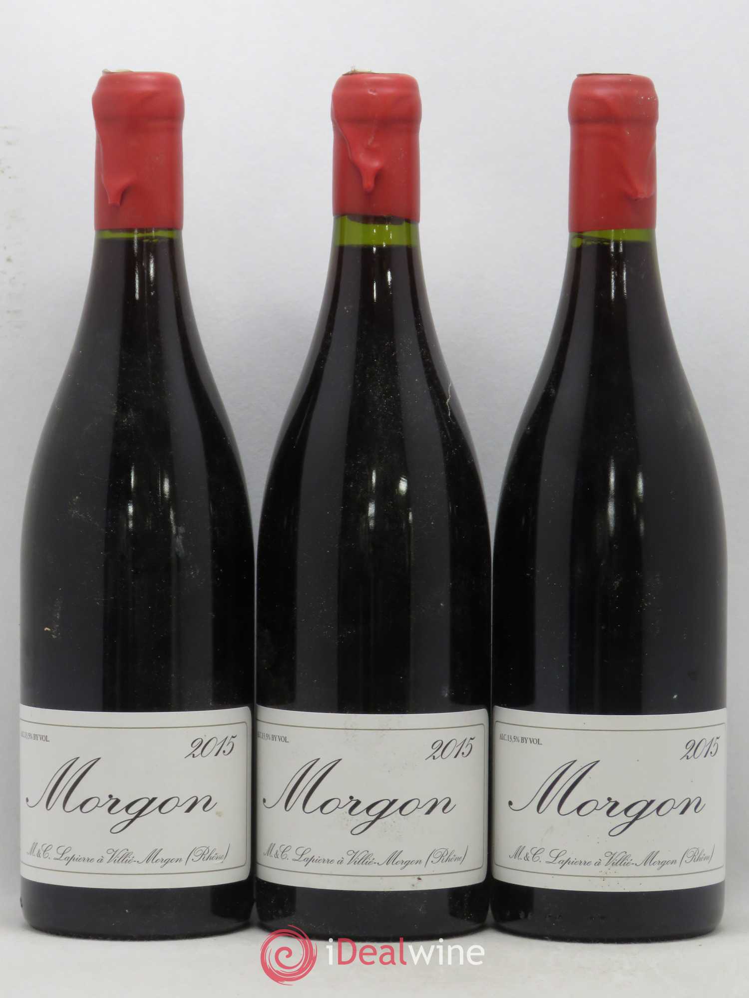 Morgon Marcel Lapierre (Domaine) 2015 - Lot de 3 bouteilles - 0