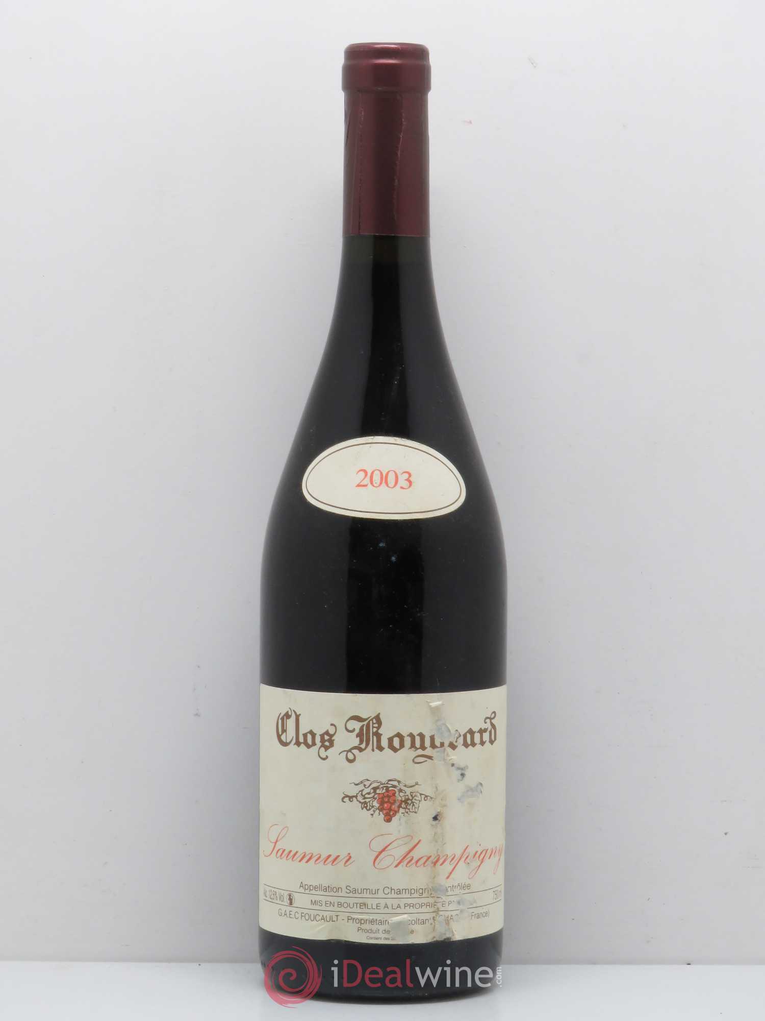 Saumur-Champigny Clos Rougeard 2003 - Posten von 1 Flasche - 0