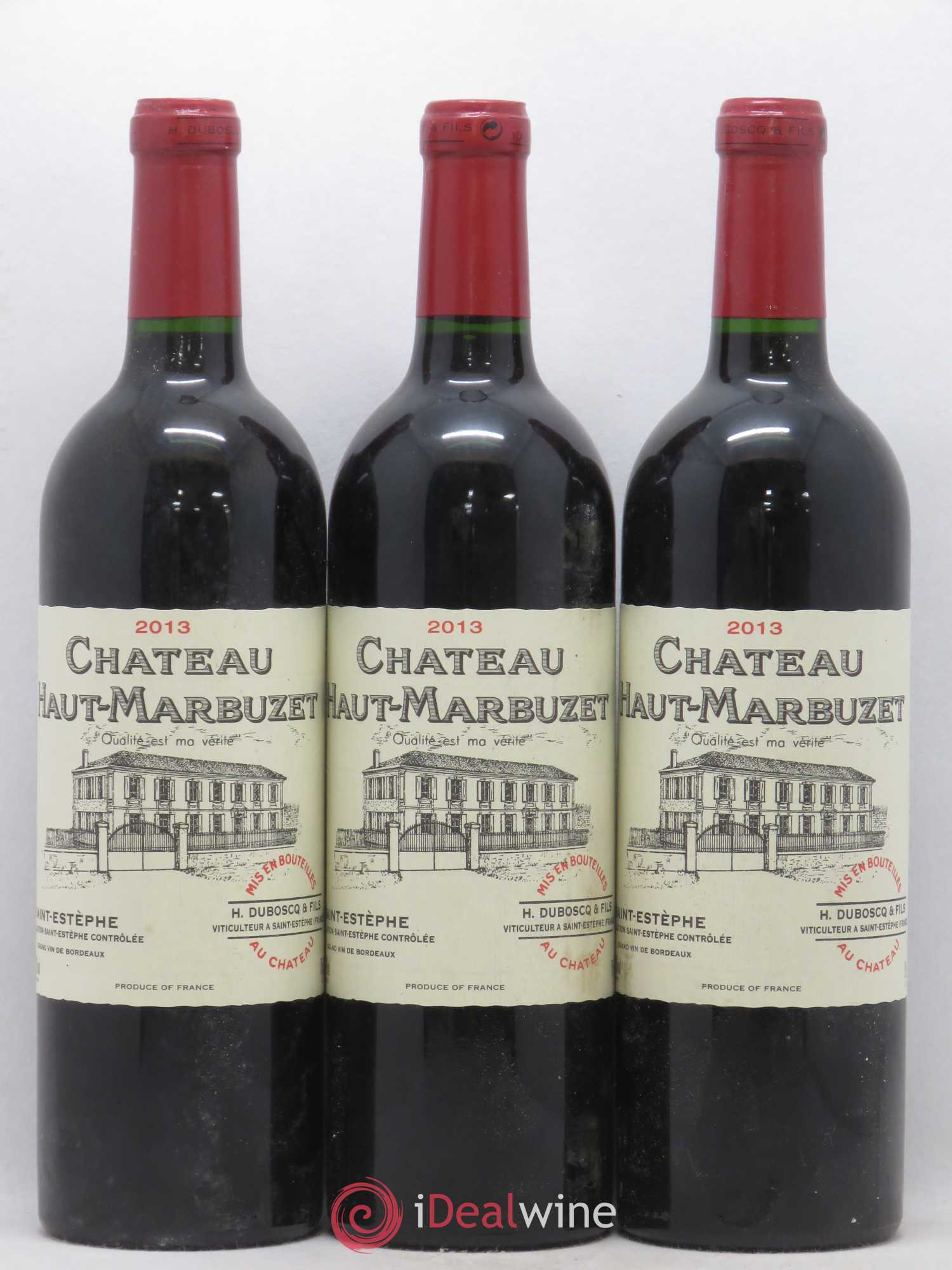 Château Haut Marbuzet 2013 - Lot de 3 bouteilles - 0