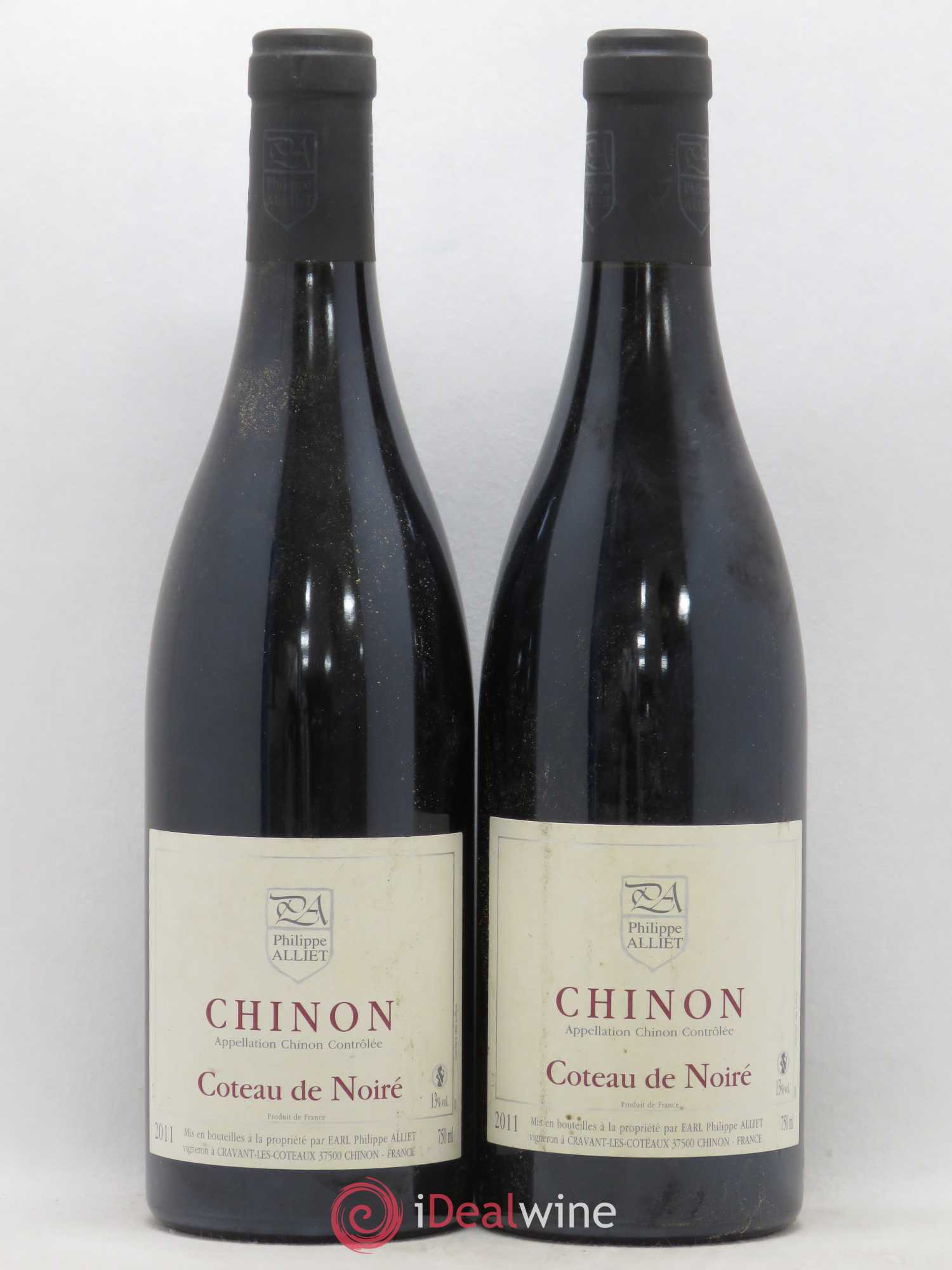 Chinon Coteau de Noiré Philippe Alliet 2011 - Lot de 2 bouteilles - 0