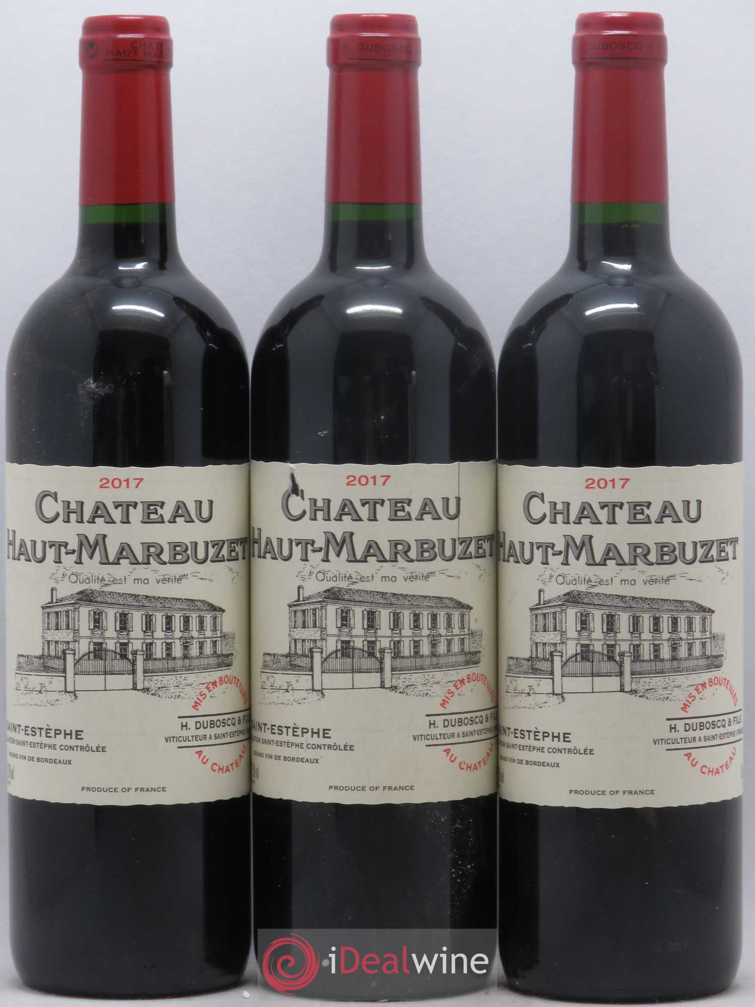 Château Haut Marbuzet 2017 - Lot de 3 bouteilles - 0