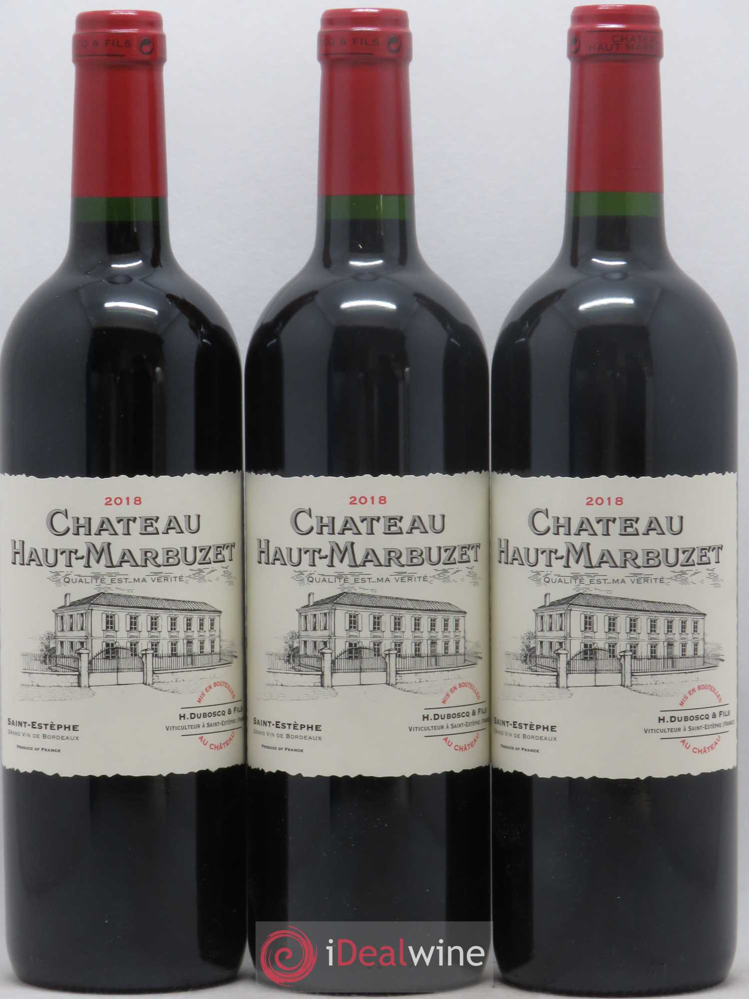 Château Haut Marbuzet 2018 - Lot de 3 bouteilles - 0