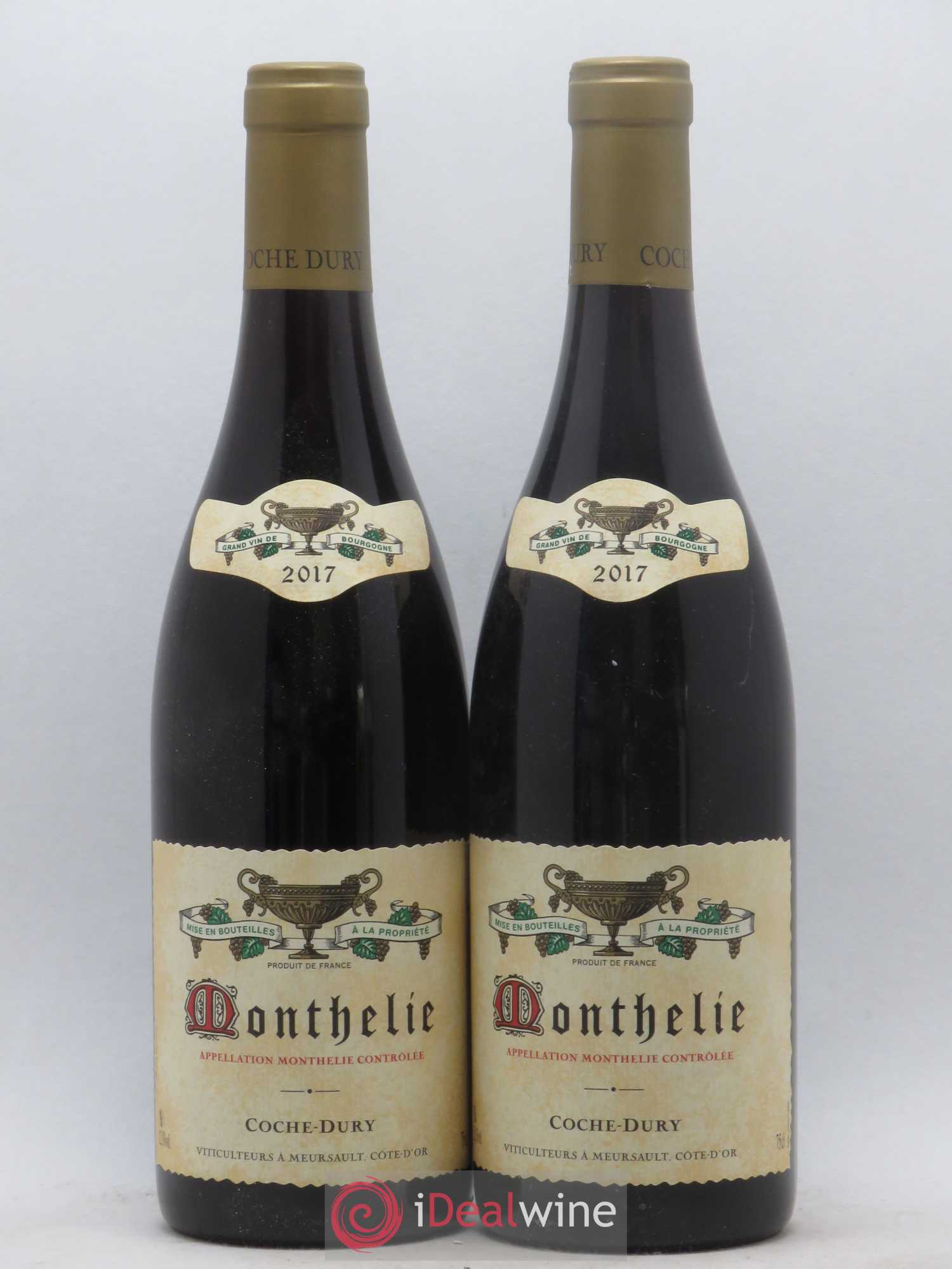 Monthélie Coche Dury (Domaine) 2017 - Lot de 2 bouteilles - 0
