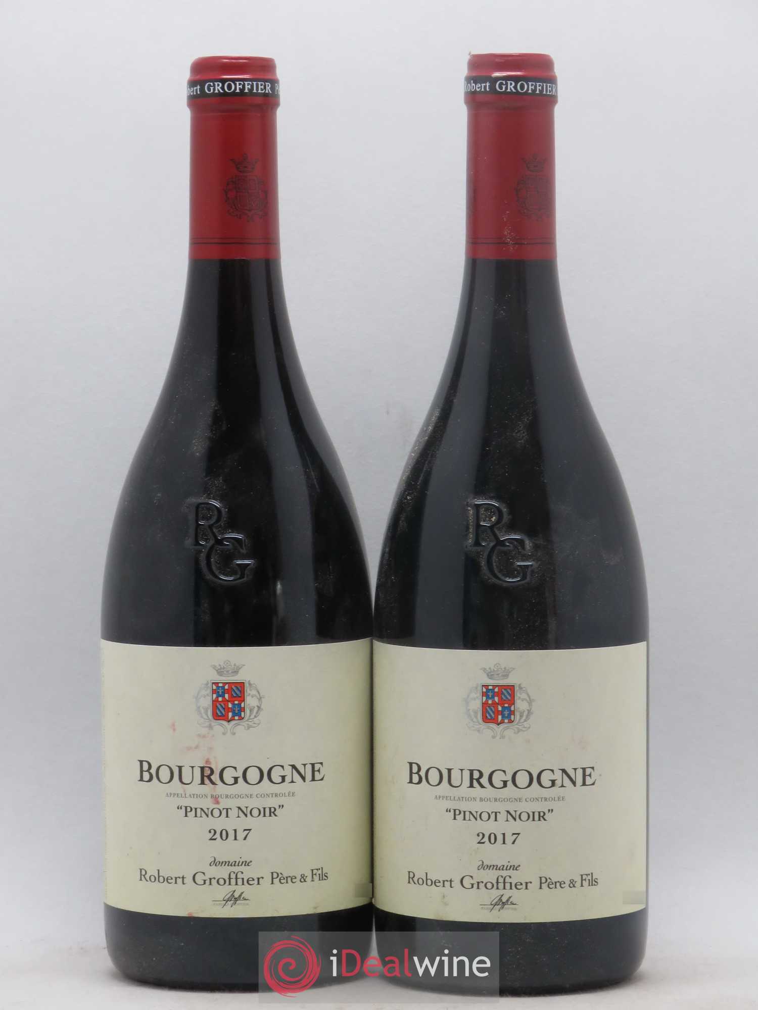 Bourgogne Robert Groffier Père & Fils (Domaine) 2017 - Lot de 2 bouteilles - 0