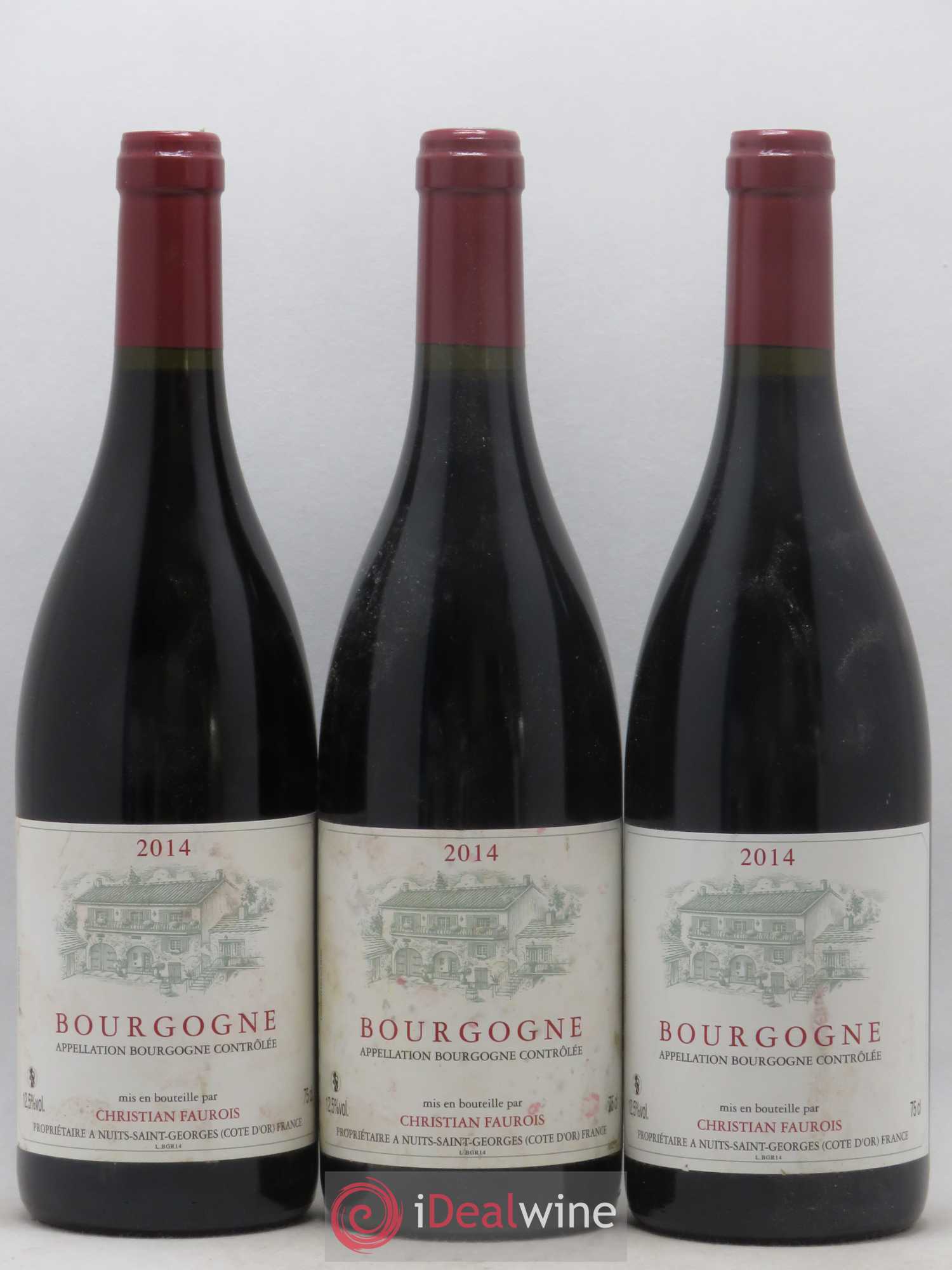 Bourgogne Christion Faurois 2014 - Posten von 3 Flaschen - 0