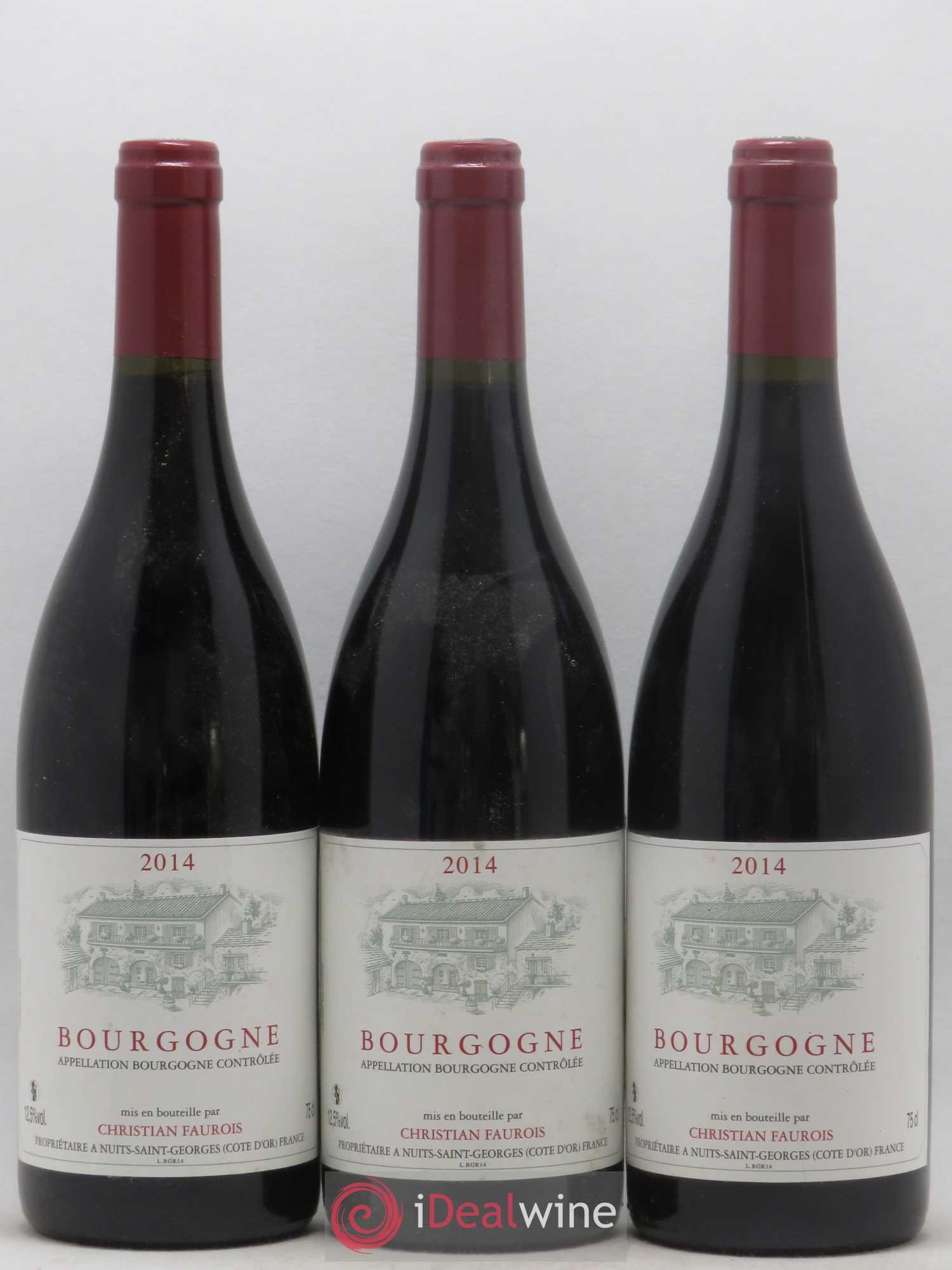 Bourgogne Christion Faurois 2014 - Posten von 3 Flaschen - 0