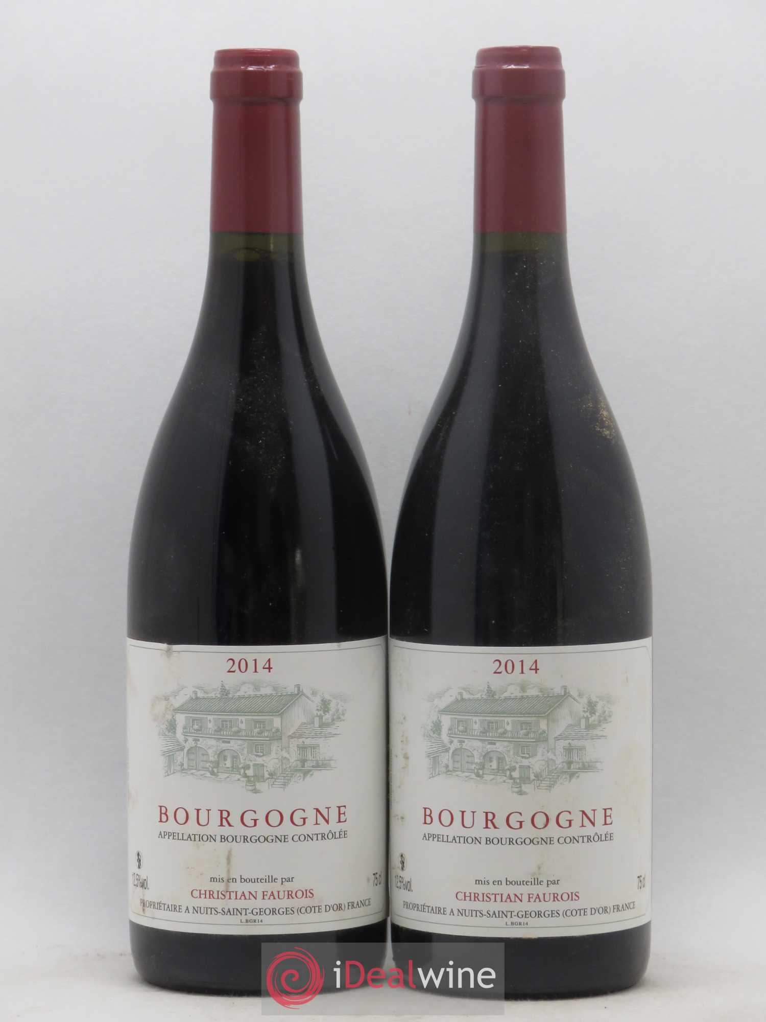 Bourgogne Christion Faurois (sans prix de réserve) 2014 - Posten von 2 Flaschen - 0
