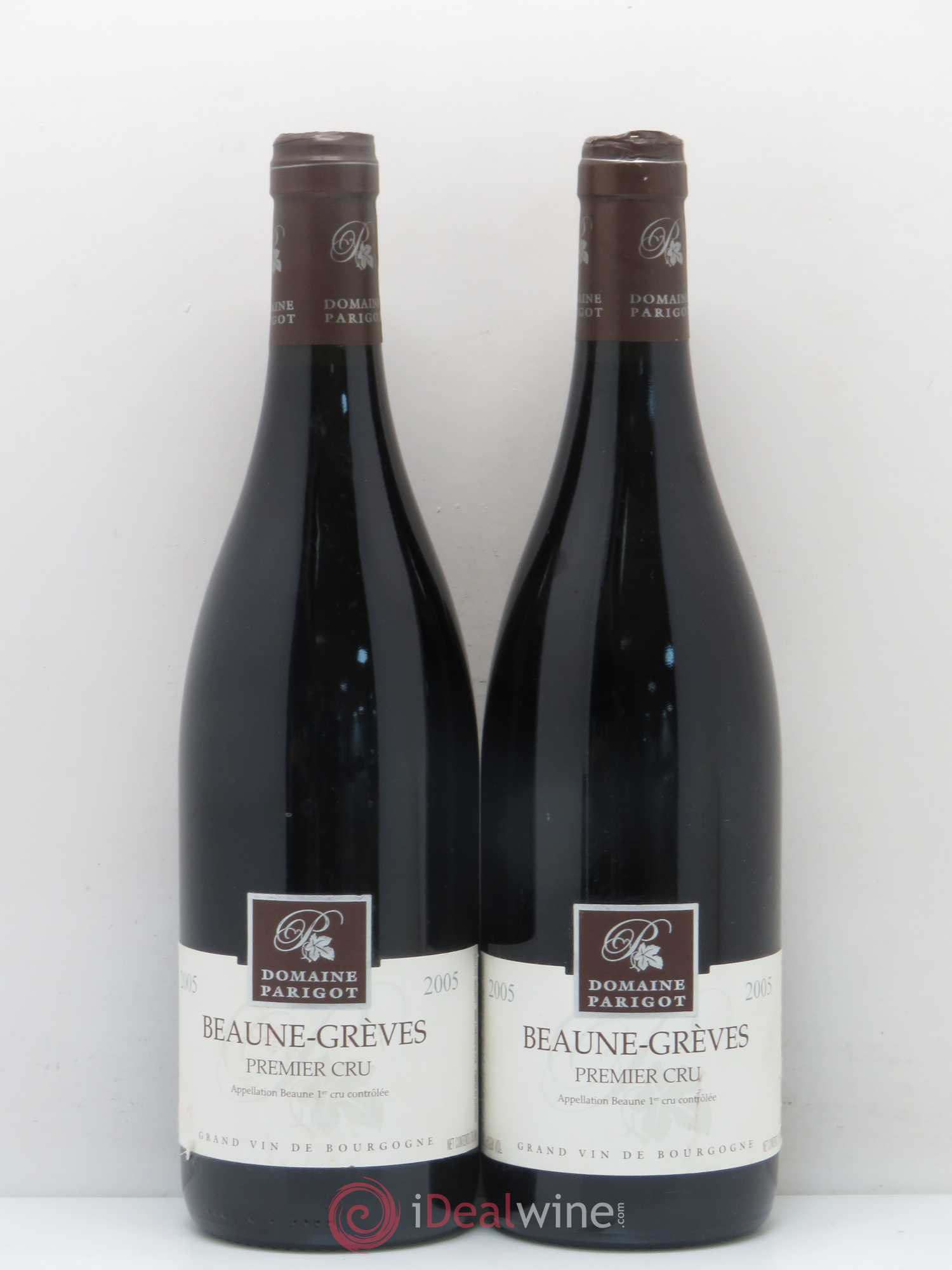 Beaune 1er Cru Greves Domaine Parigot 2005 - Posten von 2 Flaschen - 0